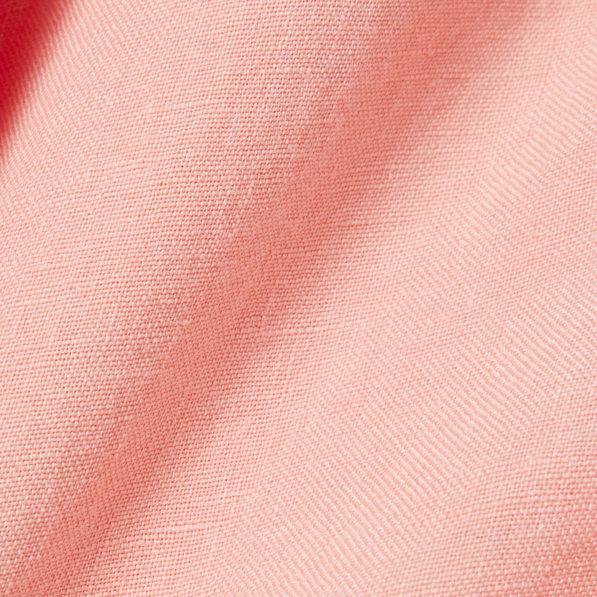 Men's Regular Fit Linen Shirt - Rose