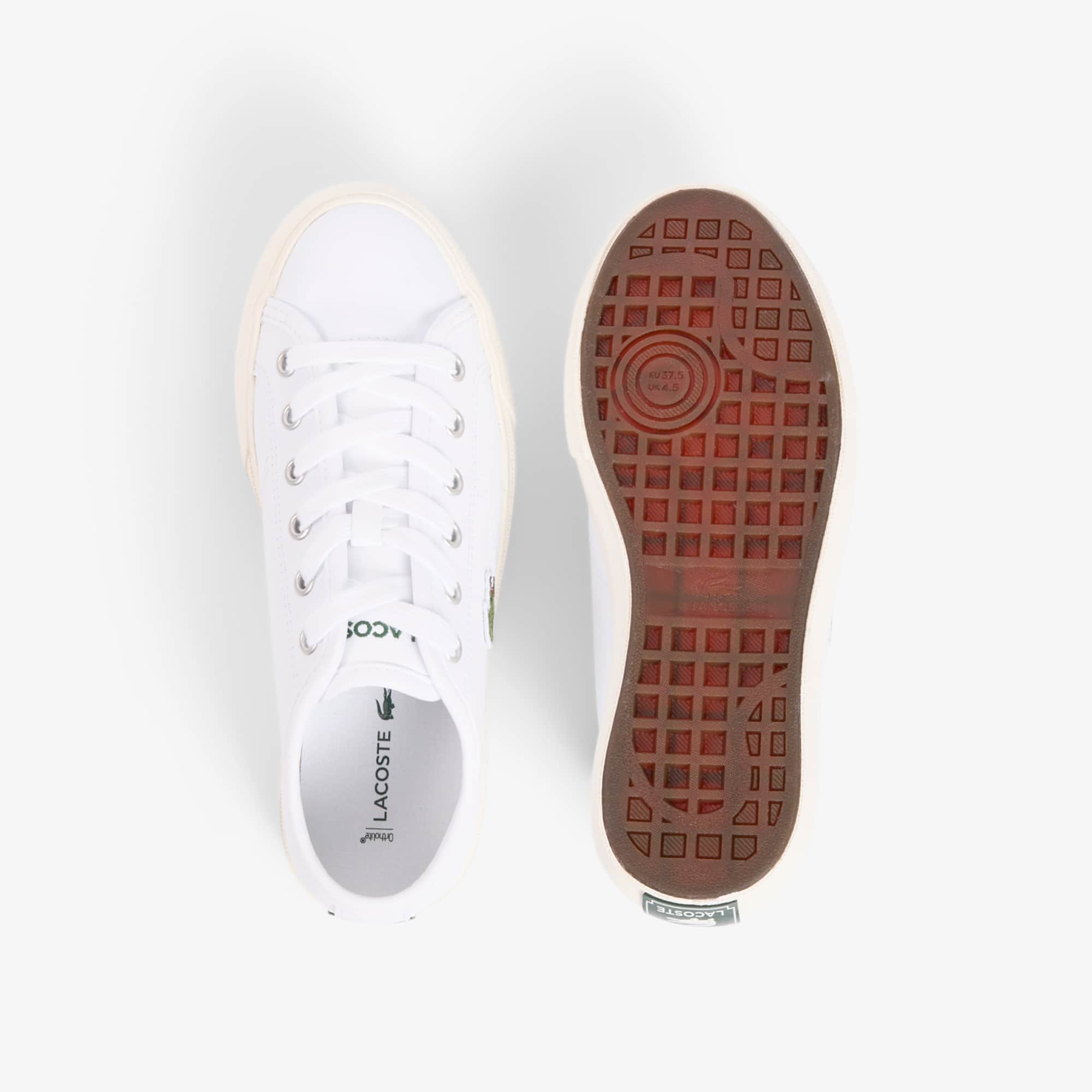 Women's Backcourt Leather Sneakers - WHT/OFF WHT