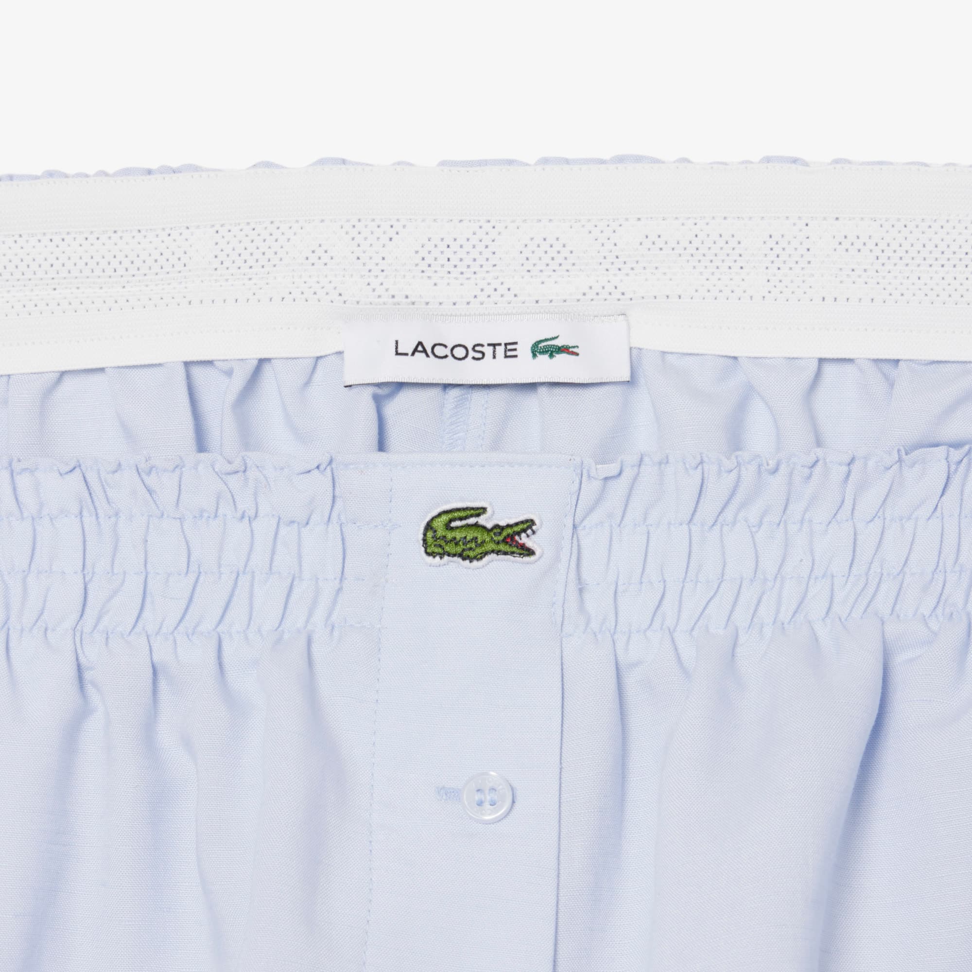 Oversized Linen Blend Shorts - Phoenix blue