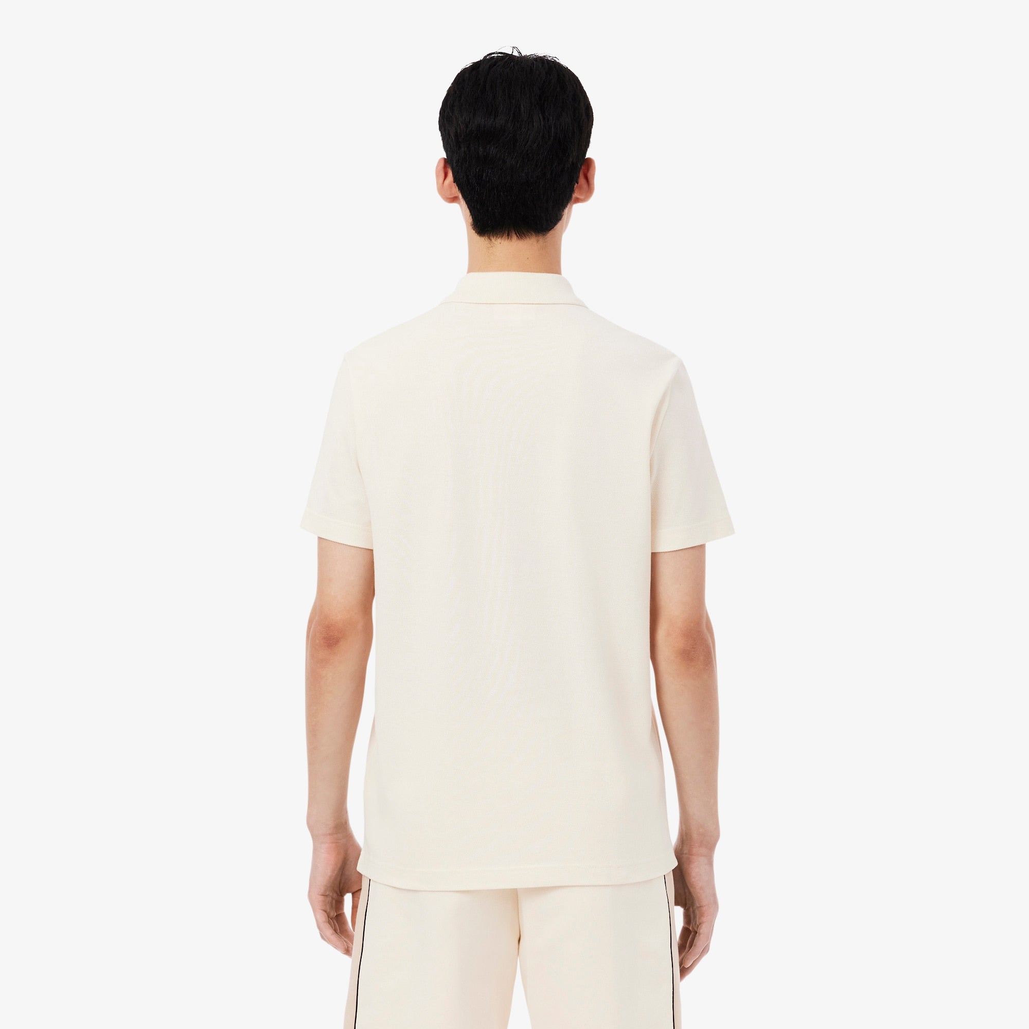 Regular Fit Colorblock Piqué Polo - Beige