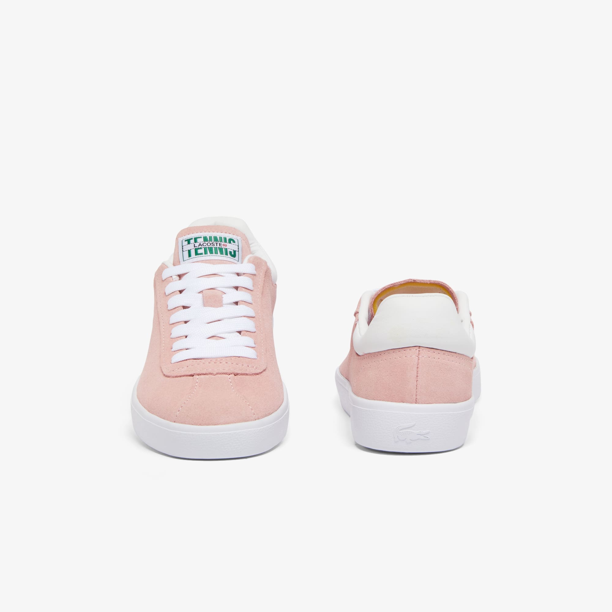 Women's Baseshot Suede Sneakers - PINK/WHITE