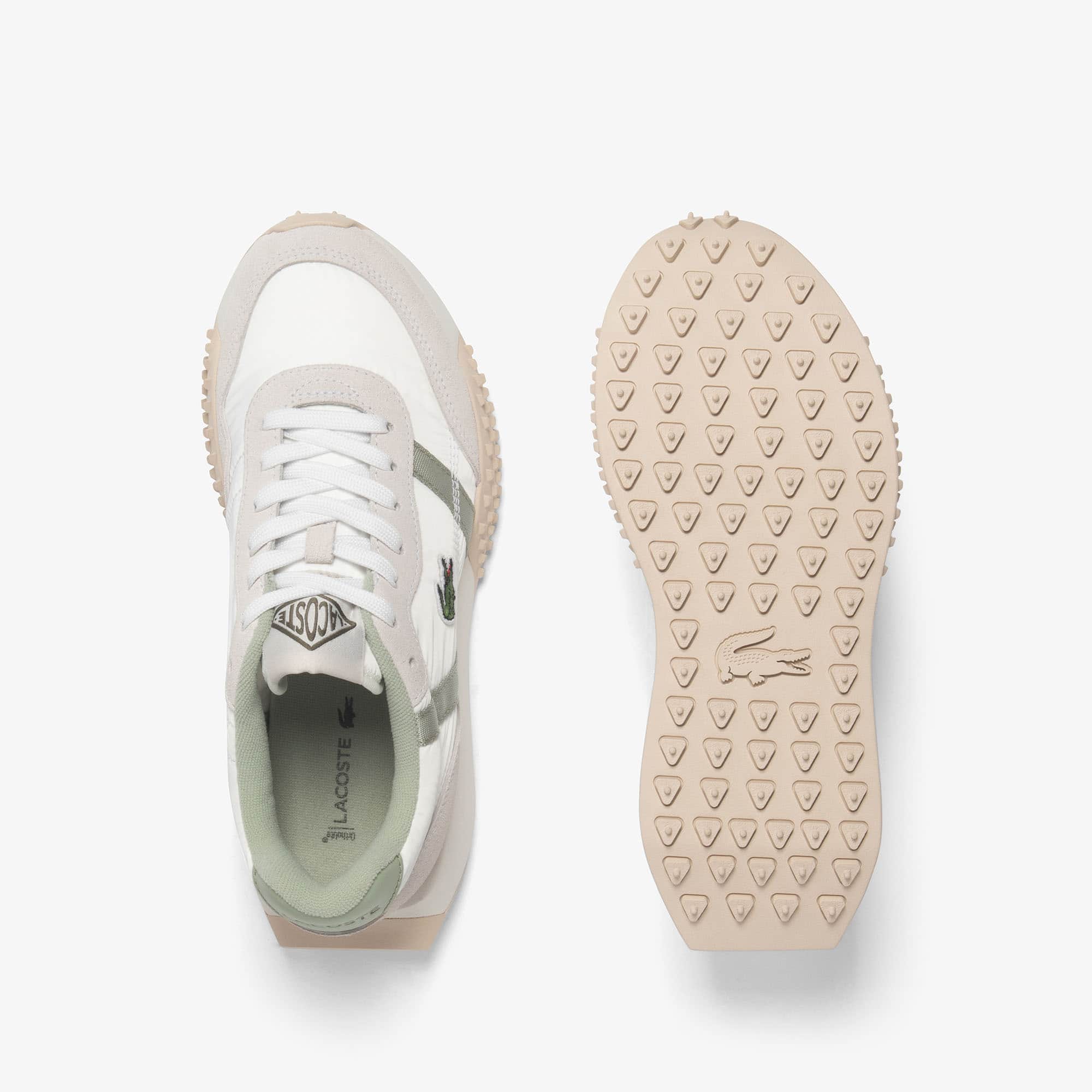 Women's L-Spin Evo Sneakers - WHT/LT KHK