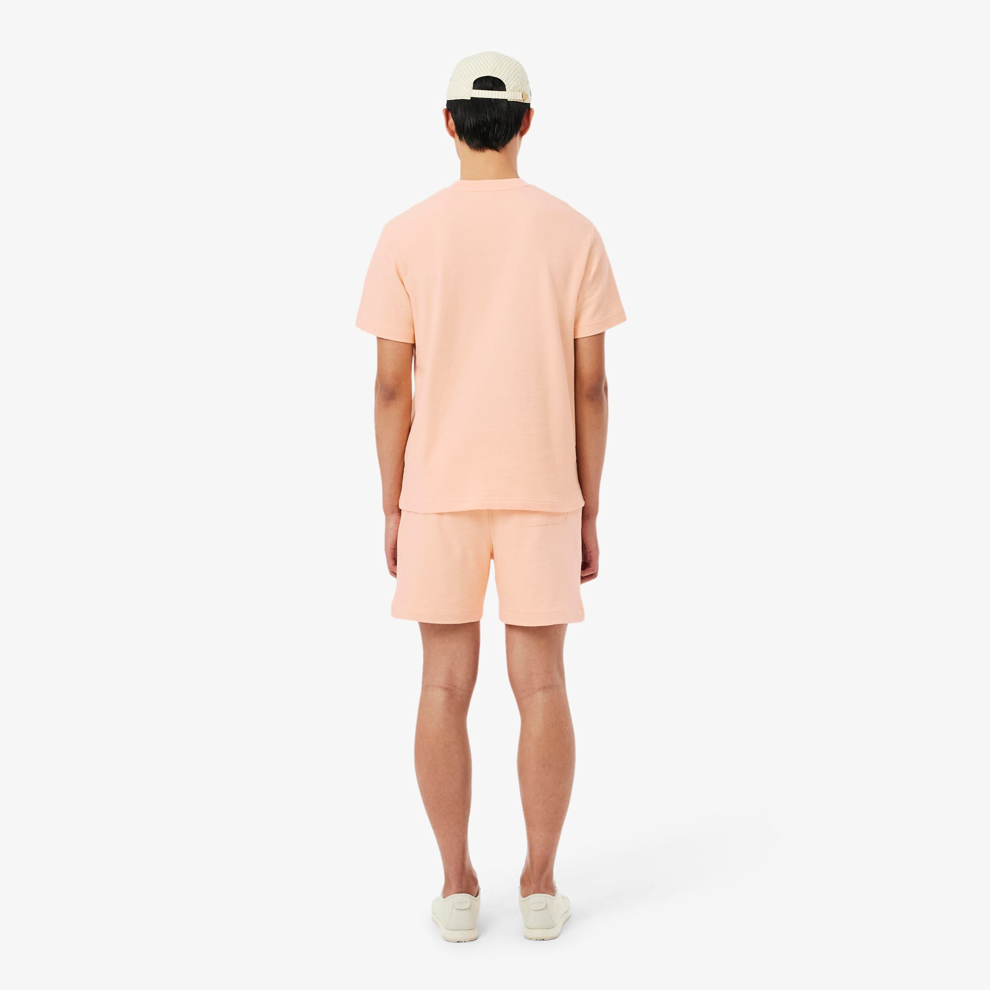Textured Jersey Shorts - Rose Pale