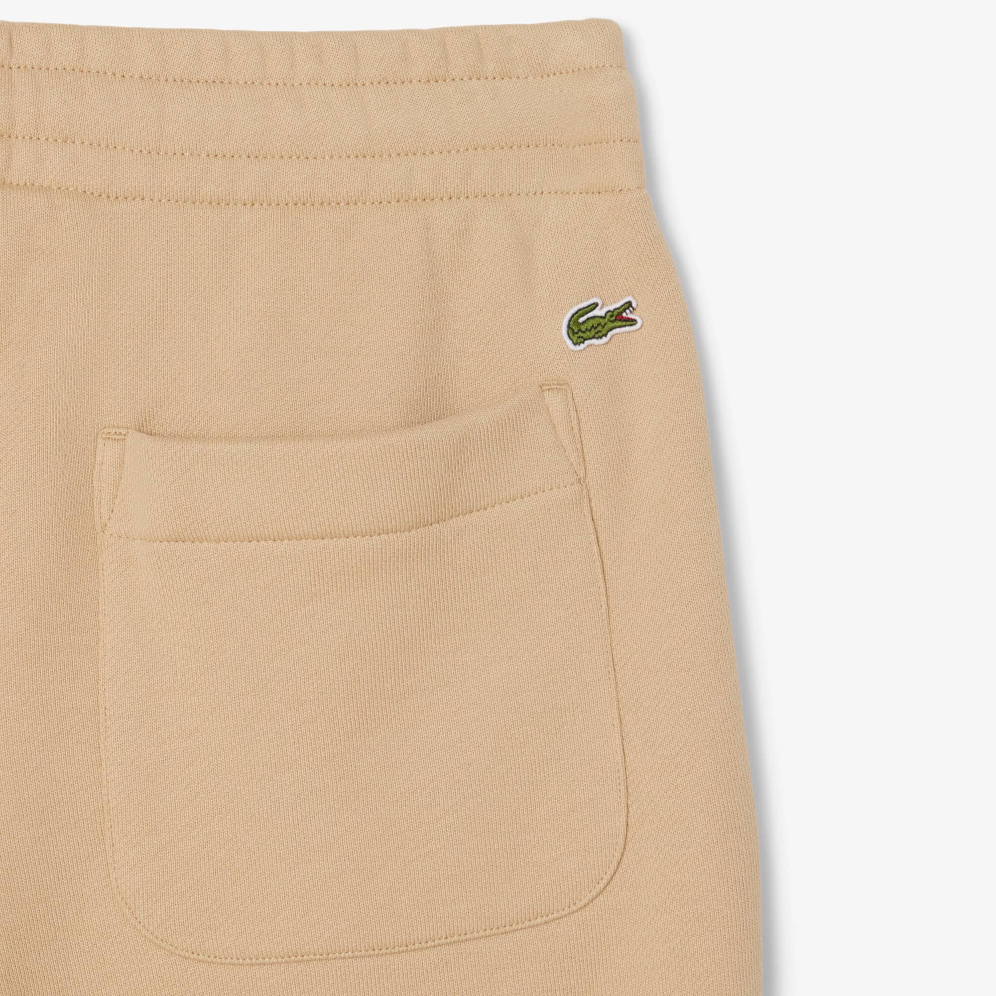 Women's Embossed Logo Fleece Pants - Beige