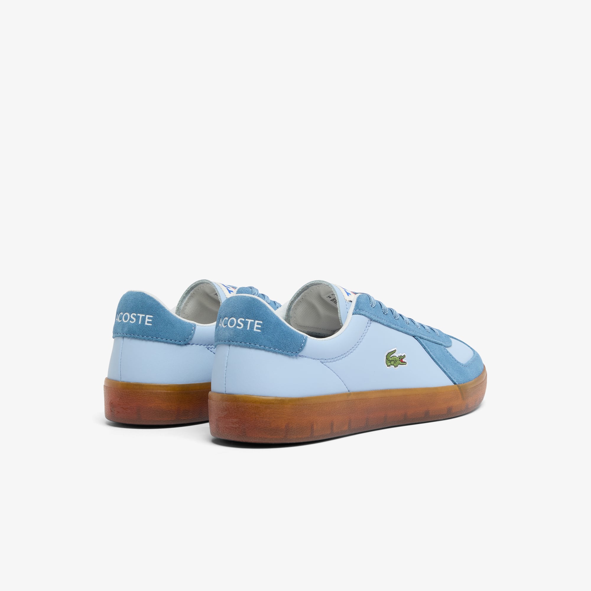 Men's Baseshot Pro Leather Sneakers - LT BLU/GUM