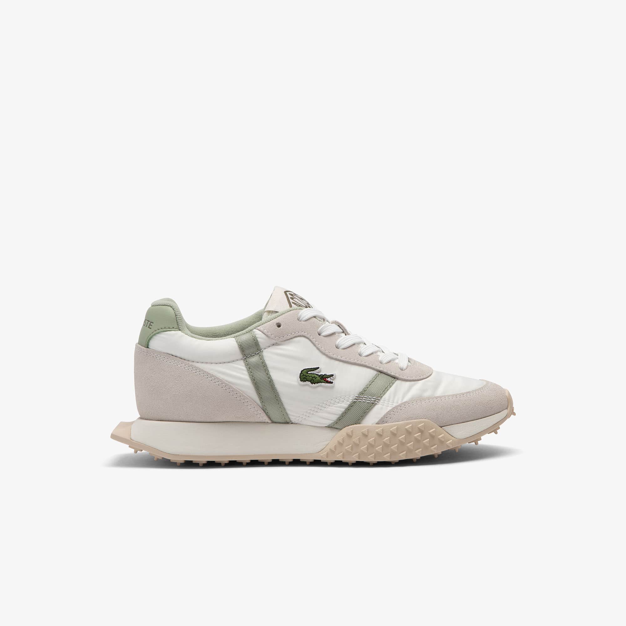 Women's L-Spin Evo Sneakers - WHT/LT KHK