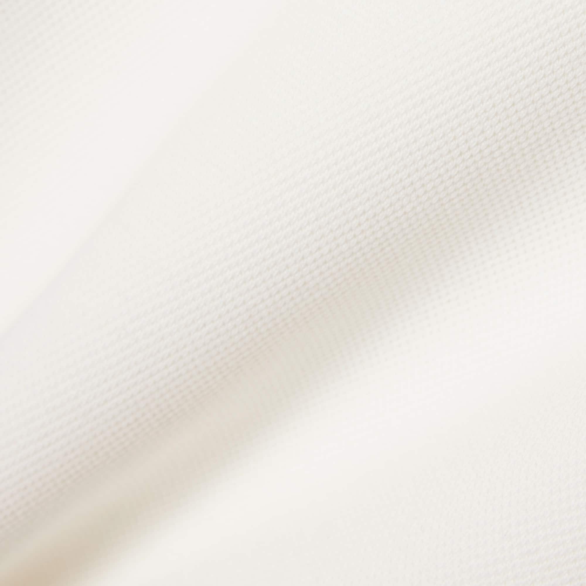 Women's Zip-Up Piqué Hoodie - White