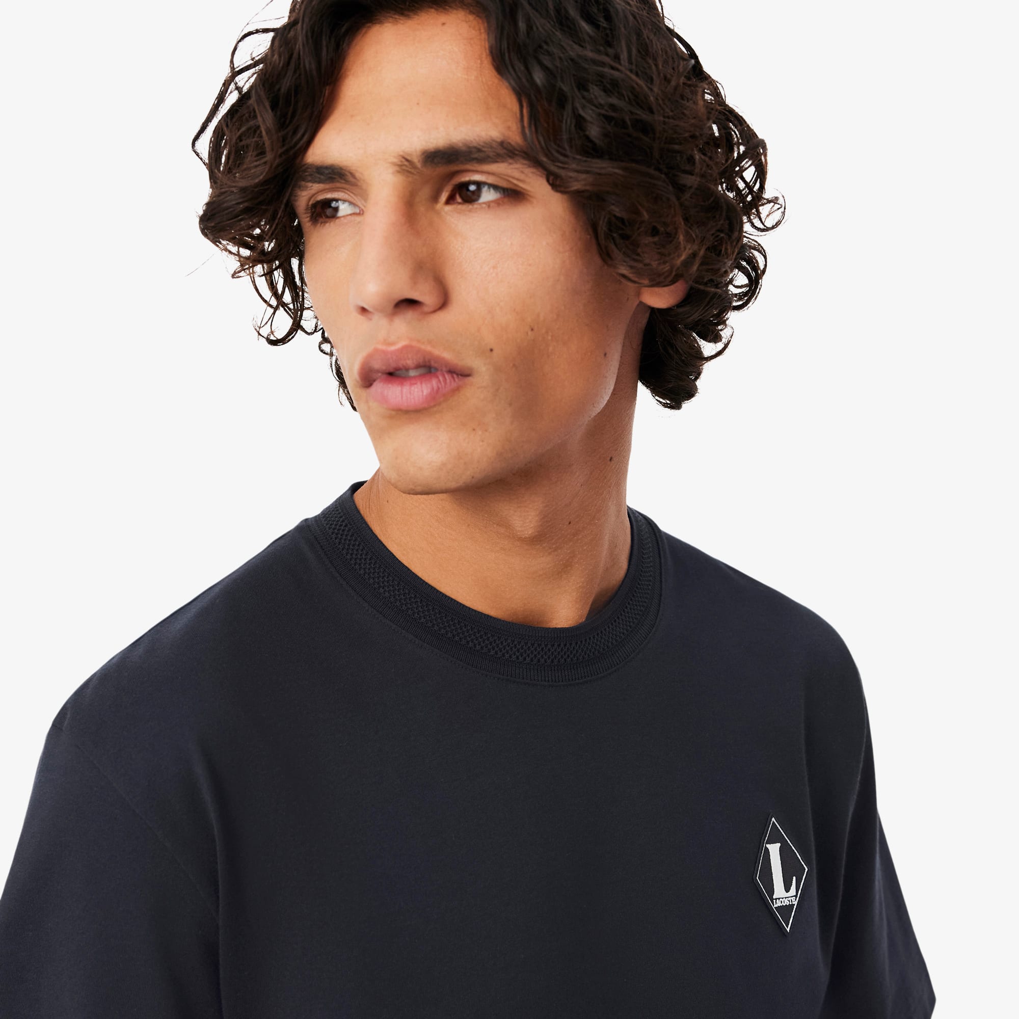 Made In France Badge Accent T-Shirt - Black