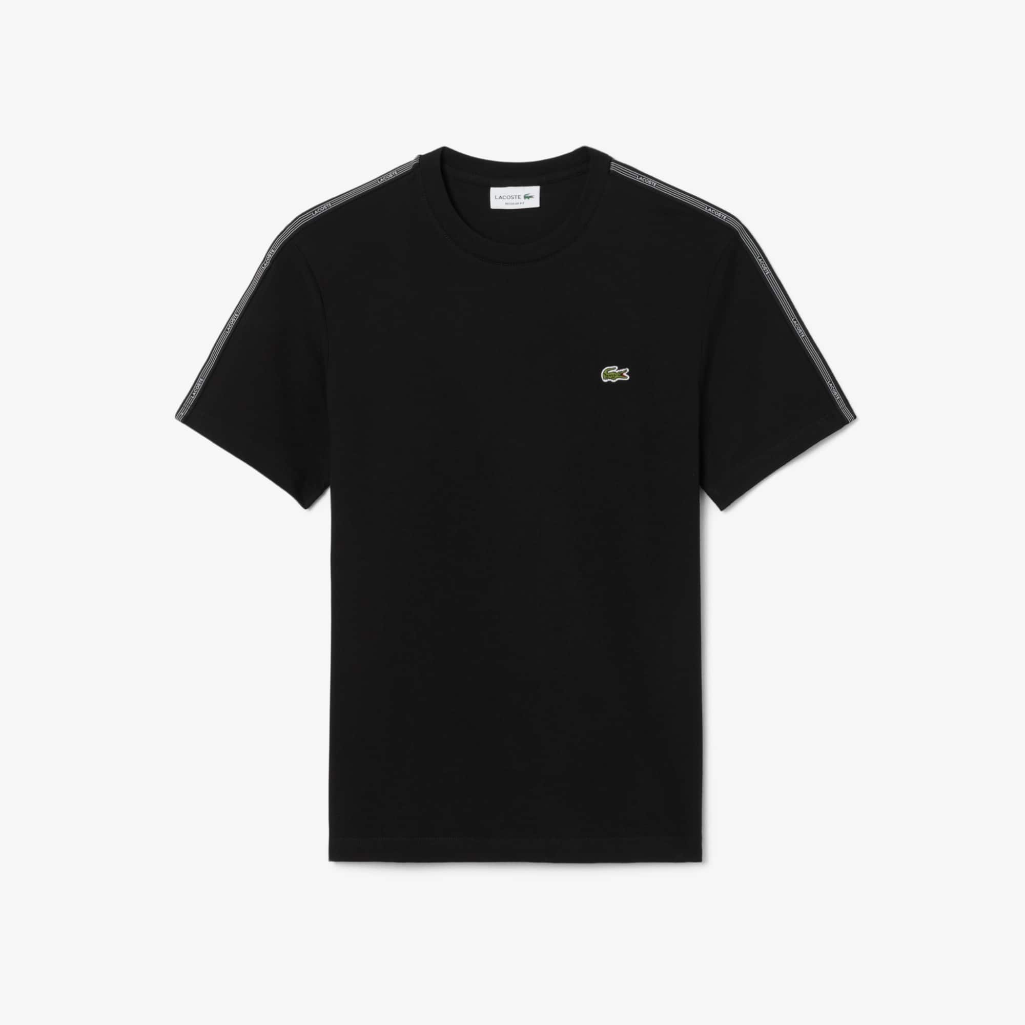 Branded Stripe Band T-Shirt - Black