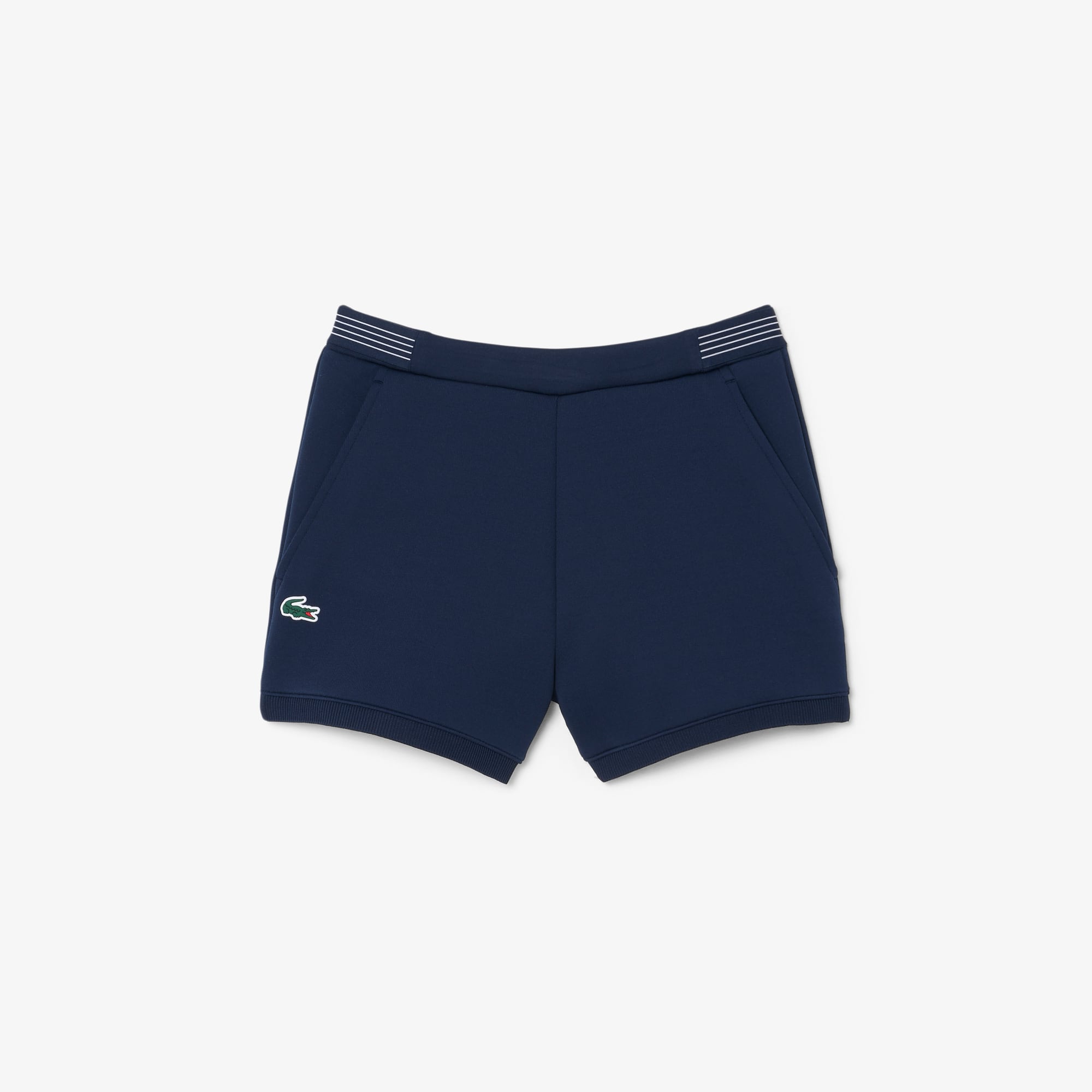 Ultra Dry Badge Accent Tennis Heritage Shorts - Navy Blue