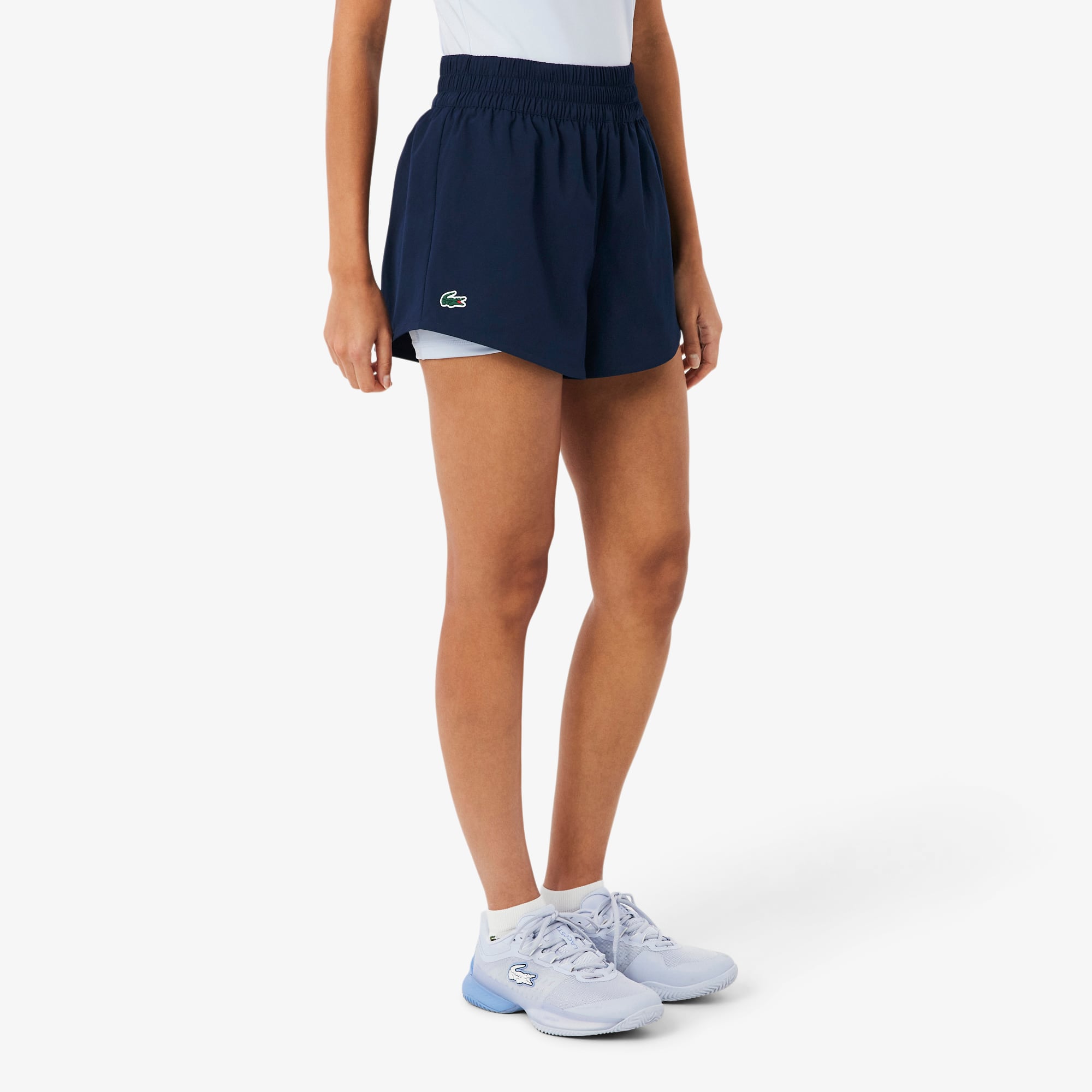 Ultra Dry Tennis Shorts - Navy Blue / Light Blue