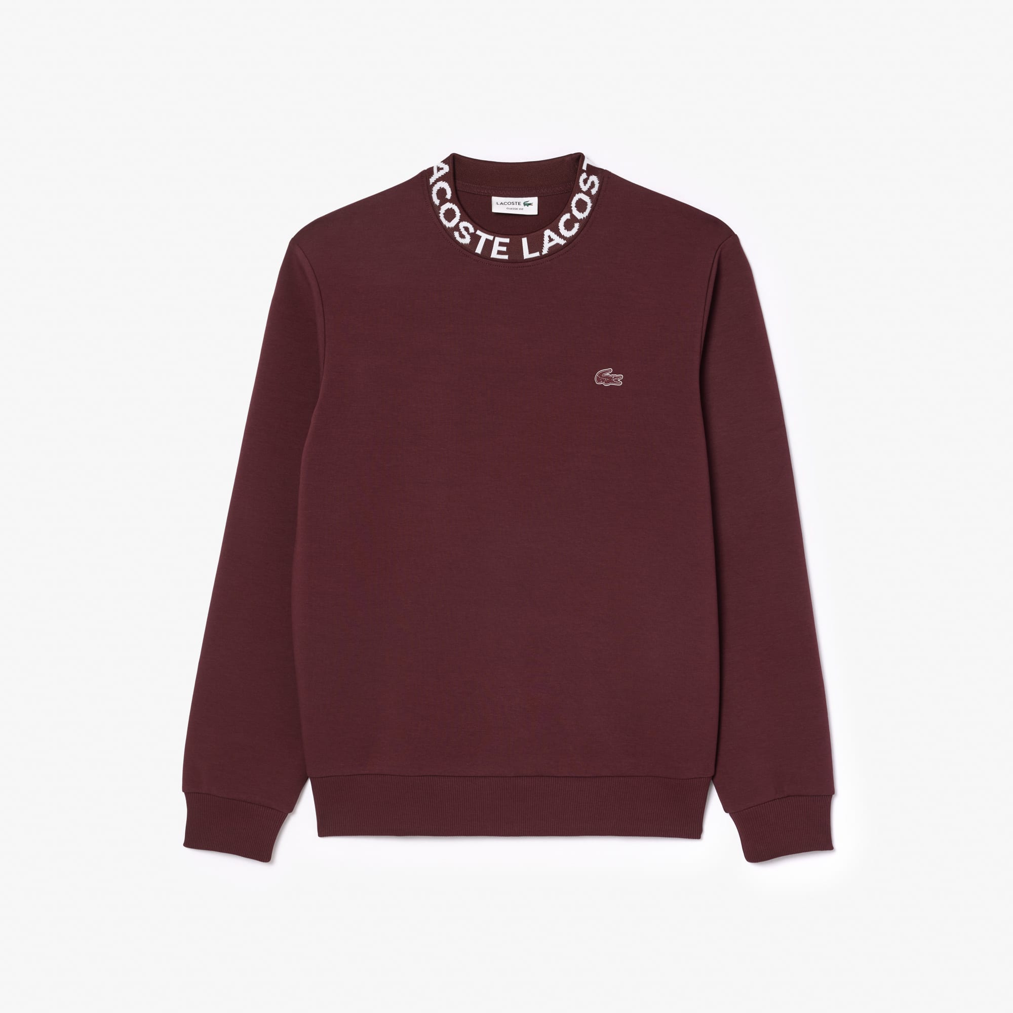 Men's Logo Crew Neck Sweatshirt - Bordeaux dark