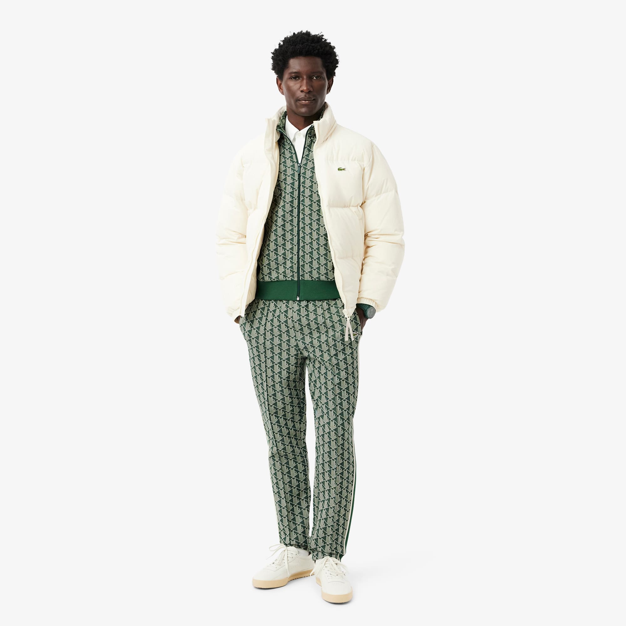 Men's Paris Monogram Sweatpants - Green