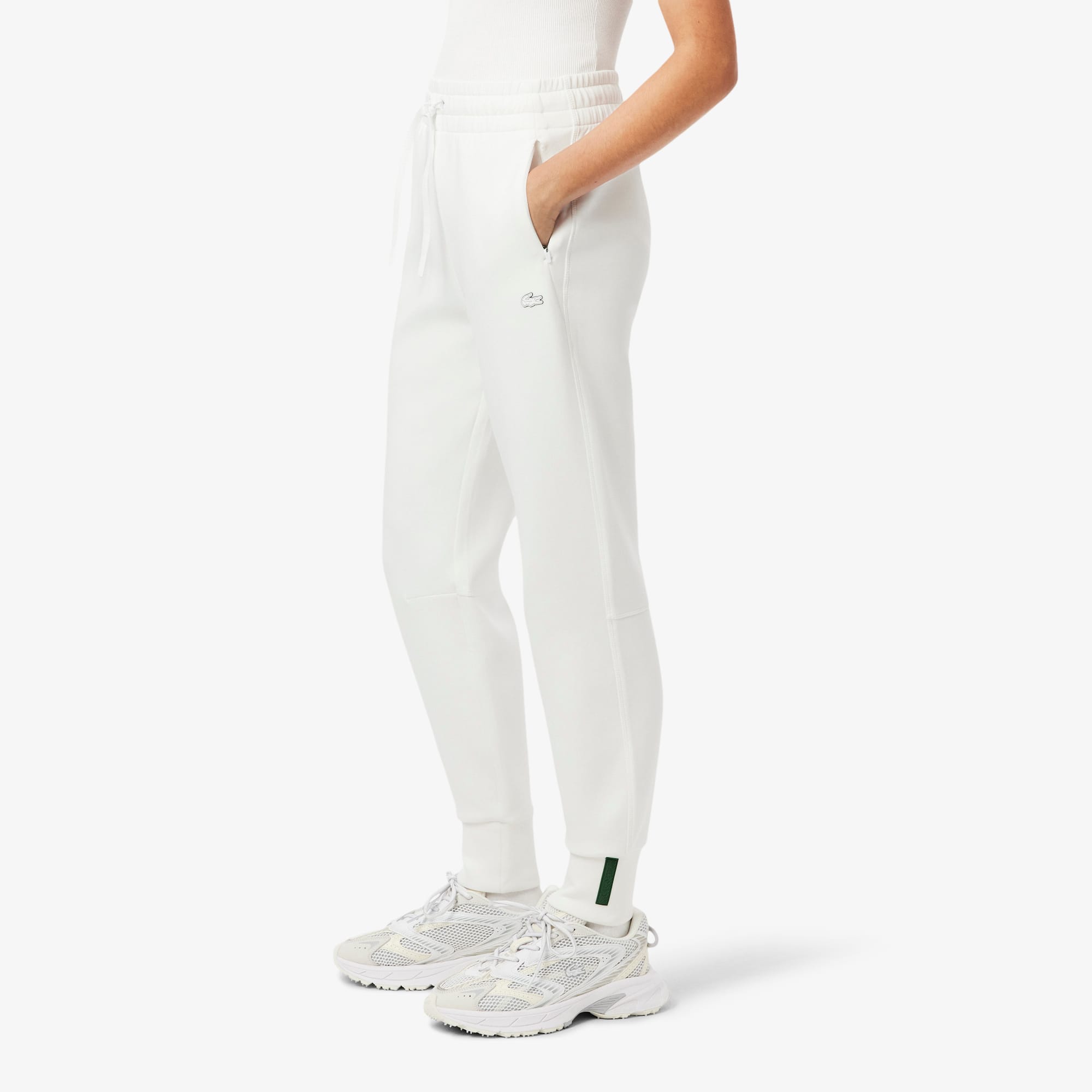 Women's Cotton Sweatpants - White
