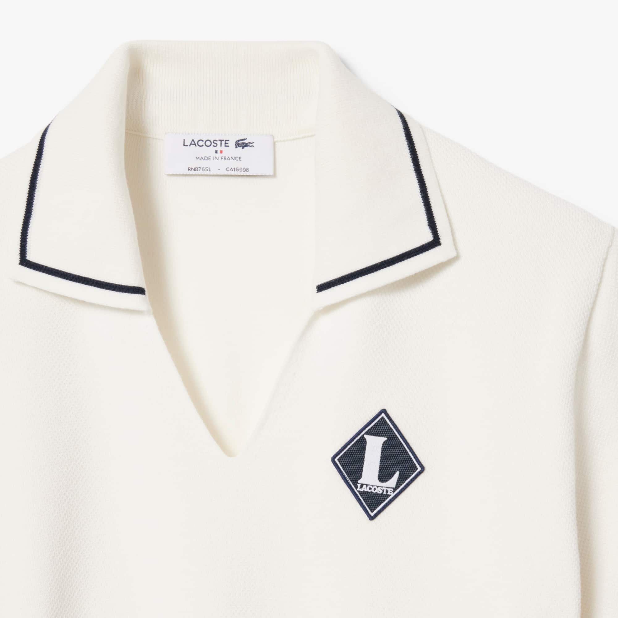 Made In France Cotton Polo - White