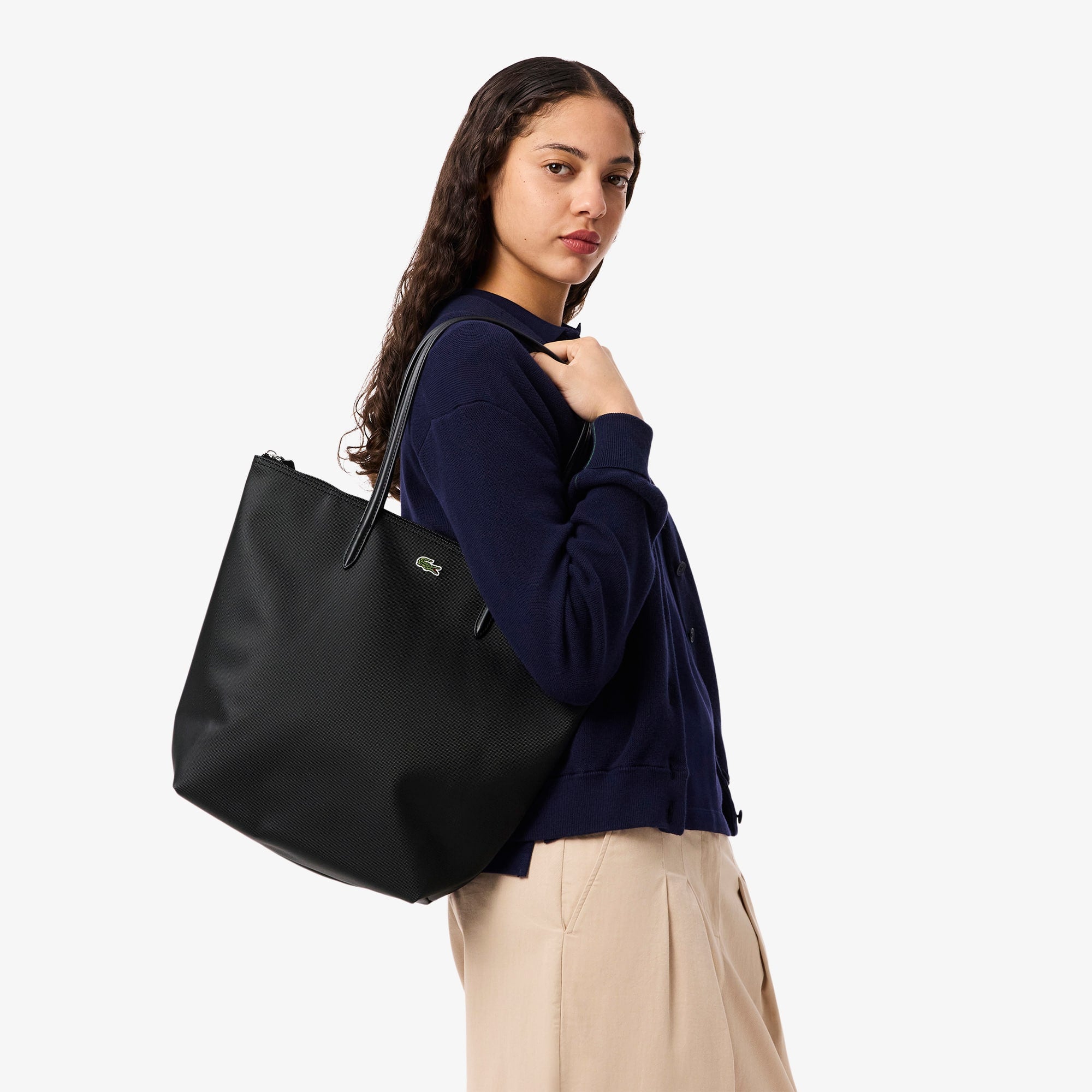 Concept Vertical Tote - Black