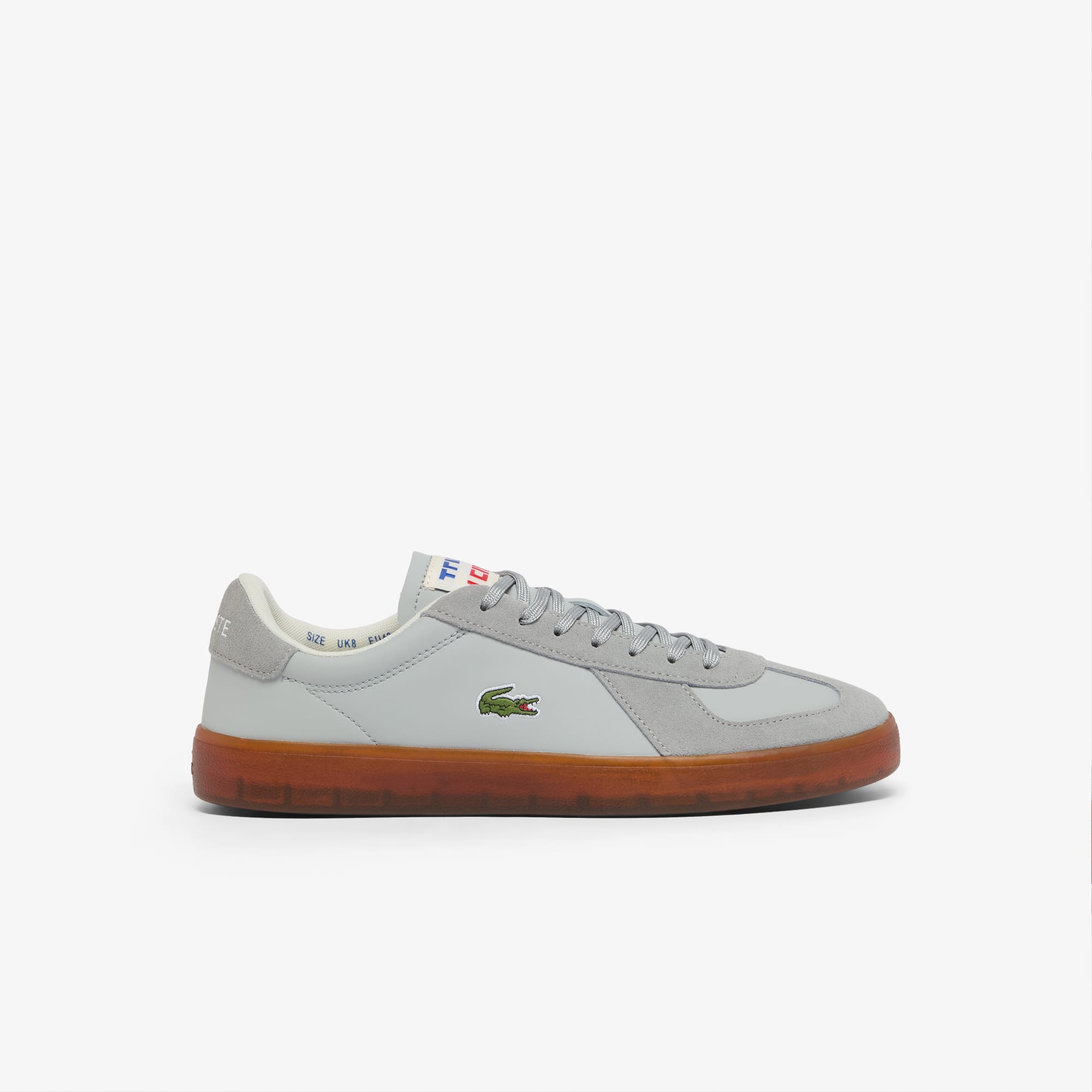 Men's Baseshot Pro Leather Sneakers - LT GRY/GUM