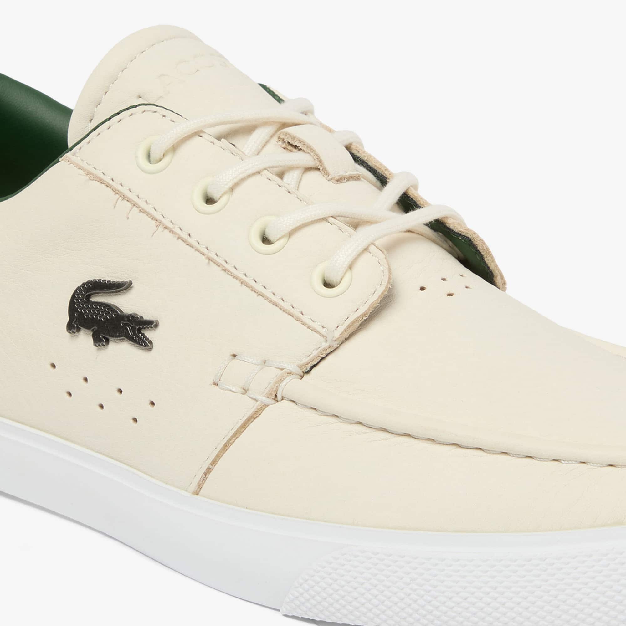 Men's Bayliss 2.0 Leather Sneakers - OFF WHT/DK GRN
