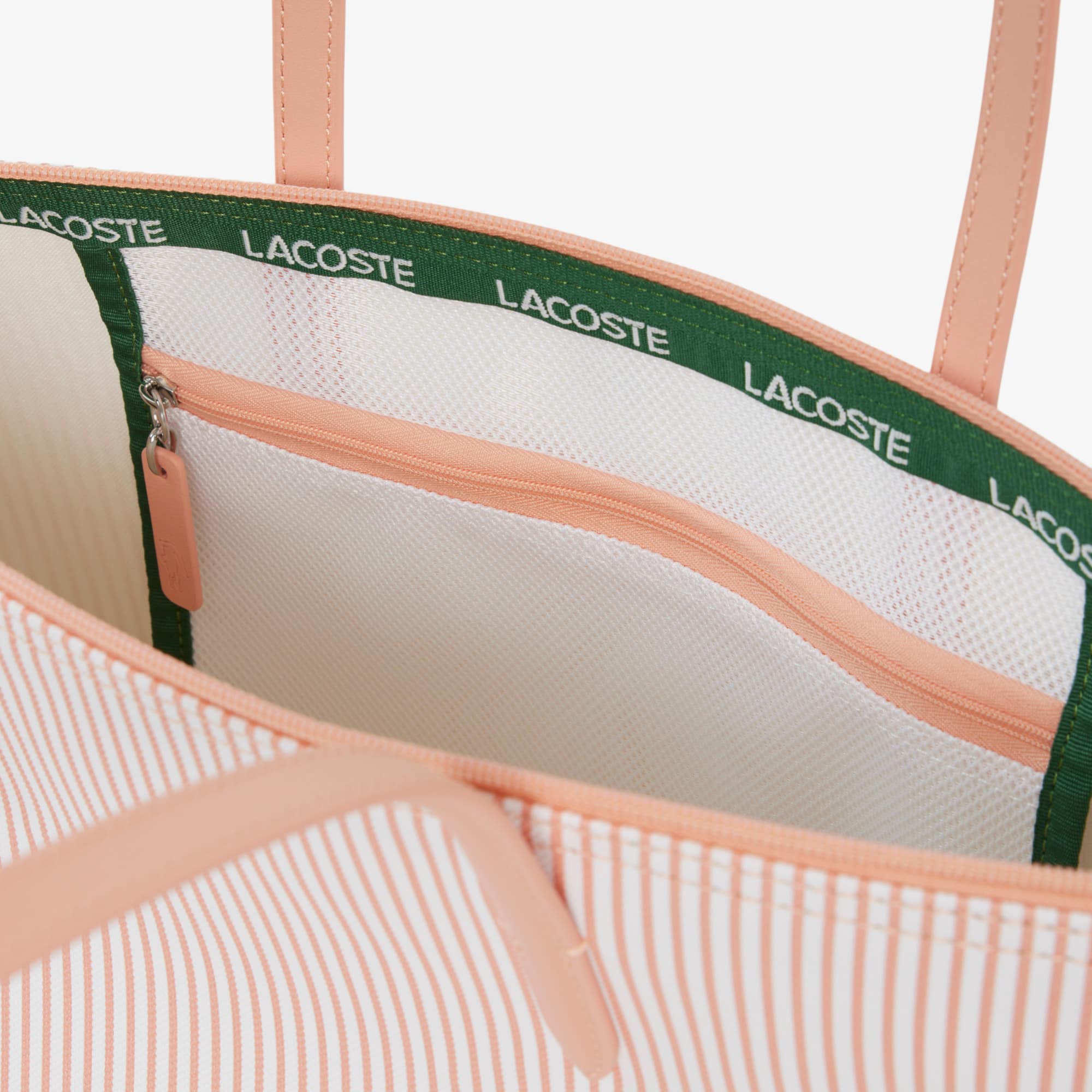 Large Striped Concept Tote - BLANC MIAMI
