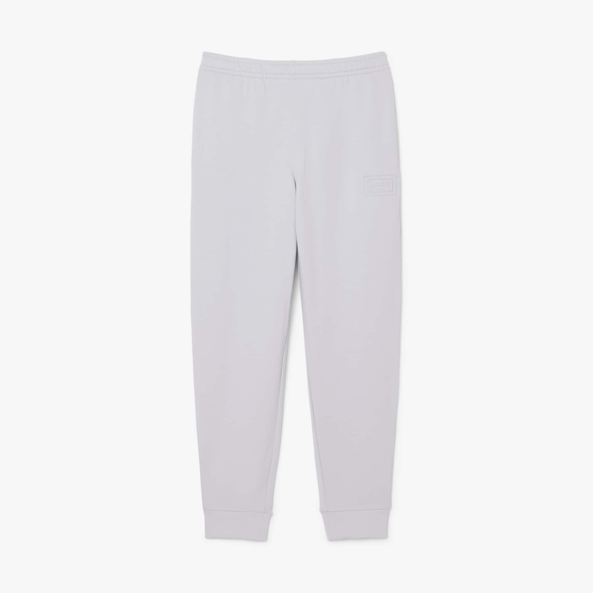 Embossed Branding Sweatpants - Light Grey