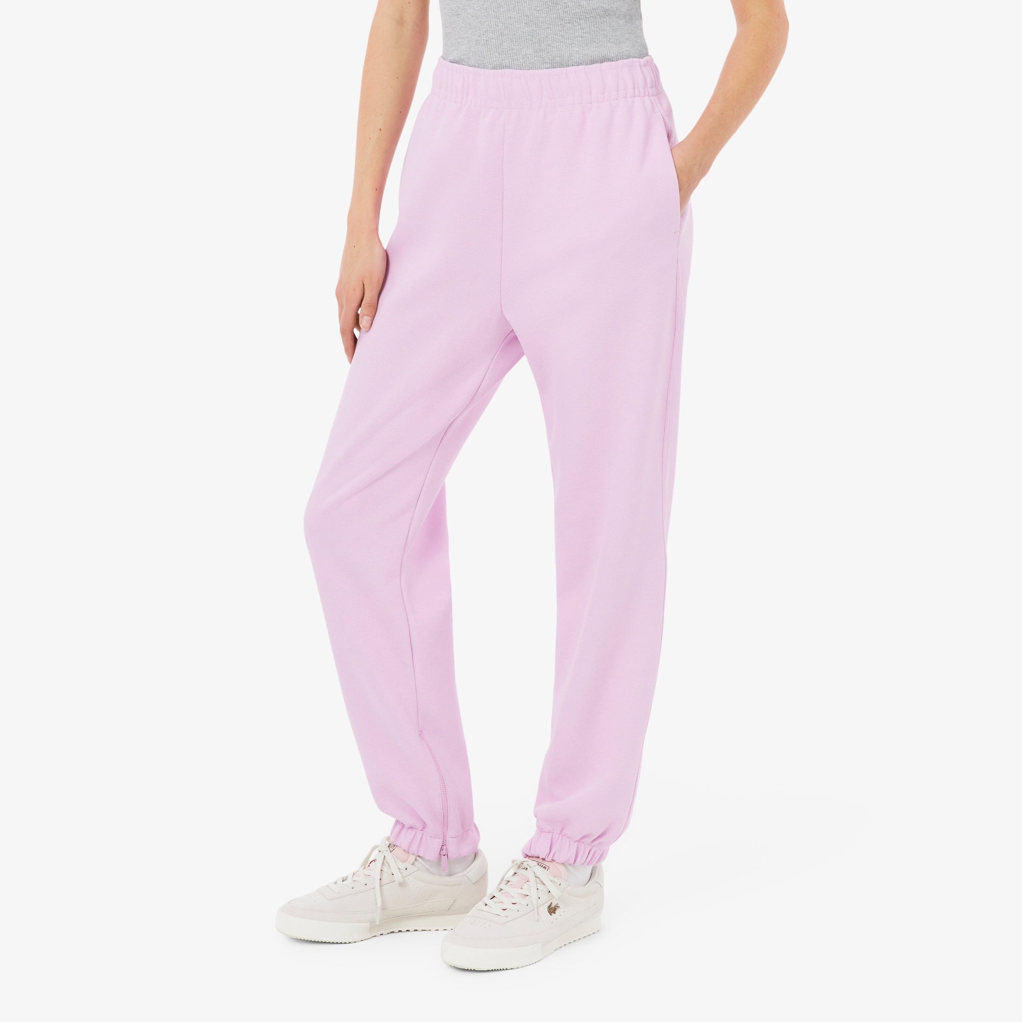 Women's Piqué Sweatpants - Pink