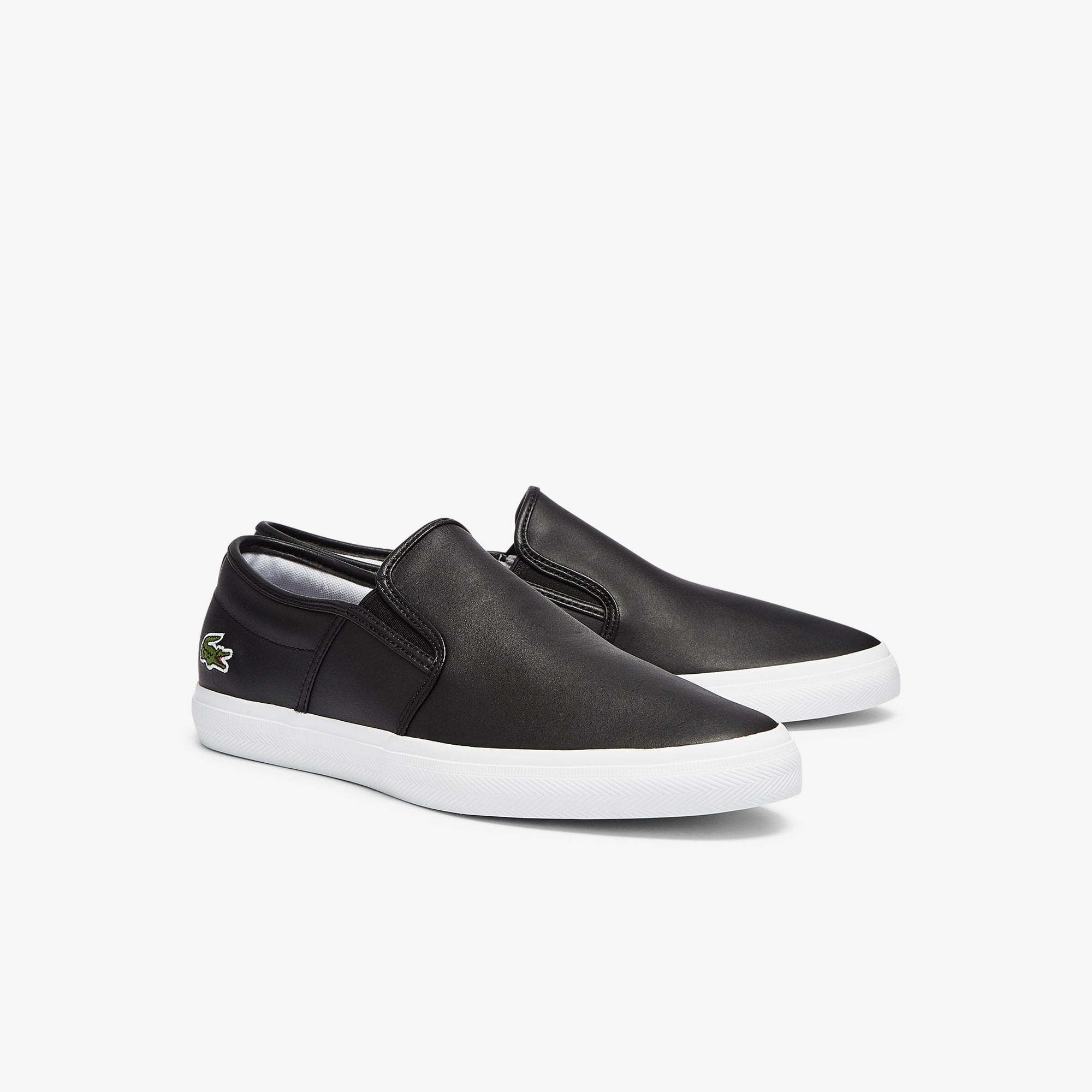 Men's Tatalya Leather Slip-On - Black & White