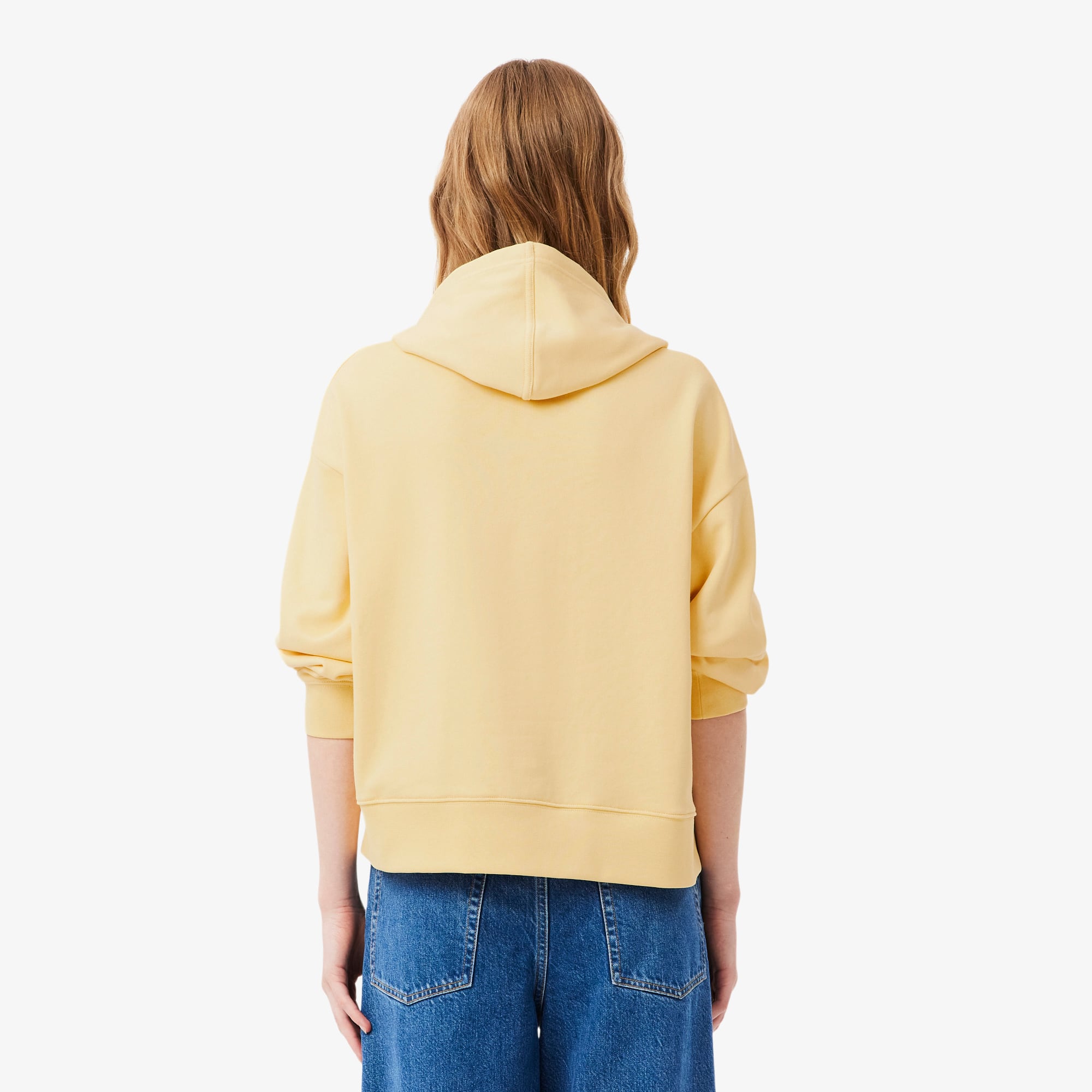 Women's Oversized Logo Hoodie - Yellow
