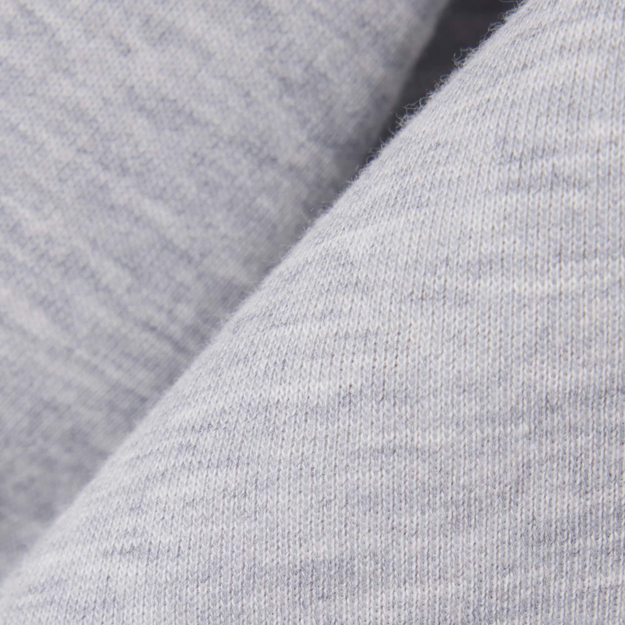Pleated Cotton Shorts - Grey Chine