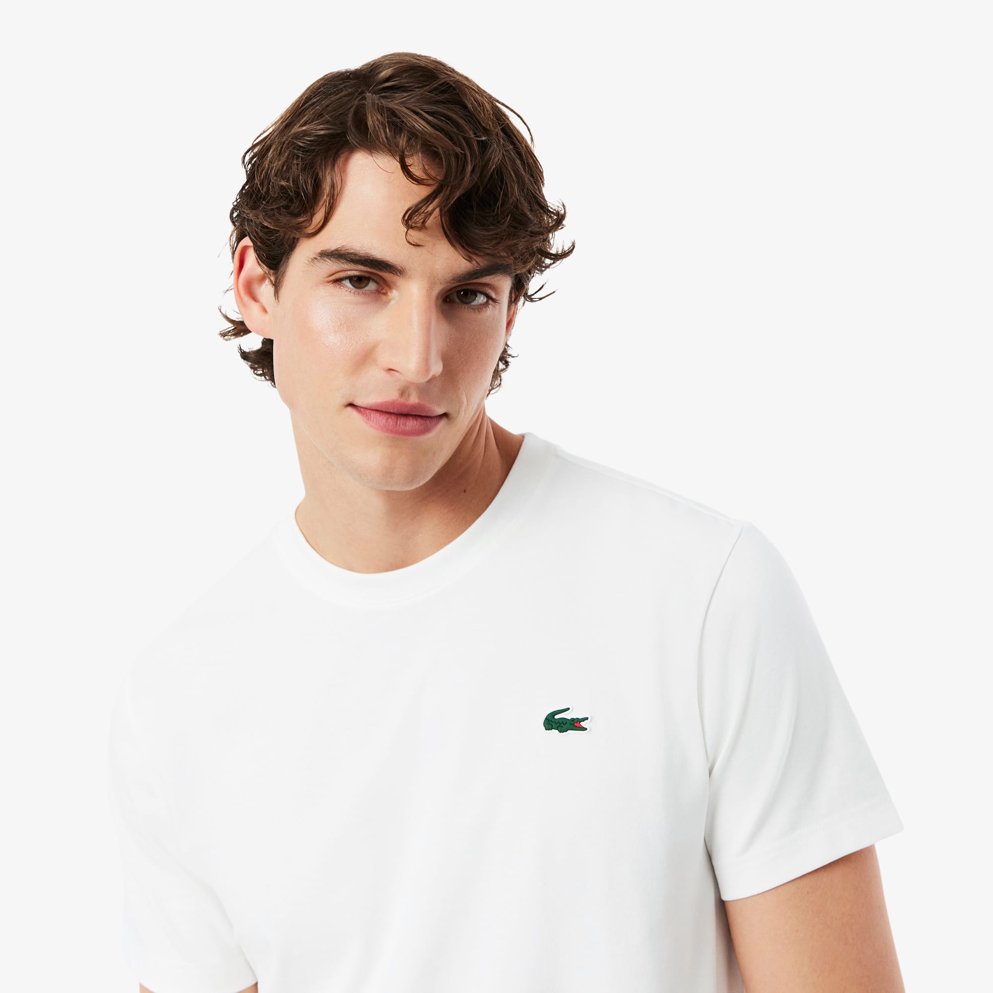 Ultra Dry Printed Tennis T-Shirt - White