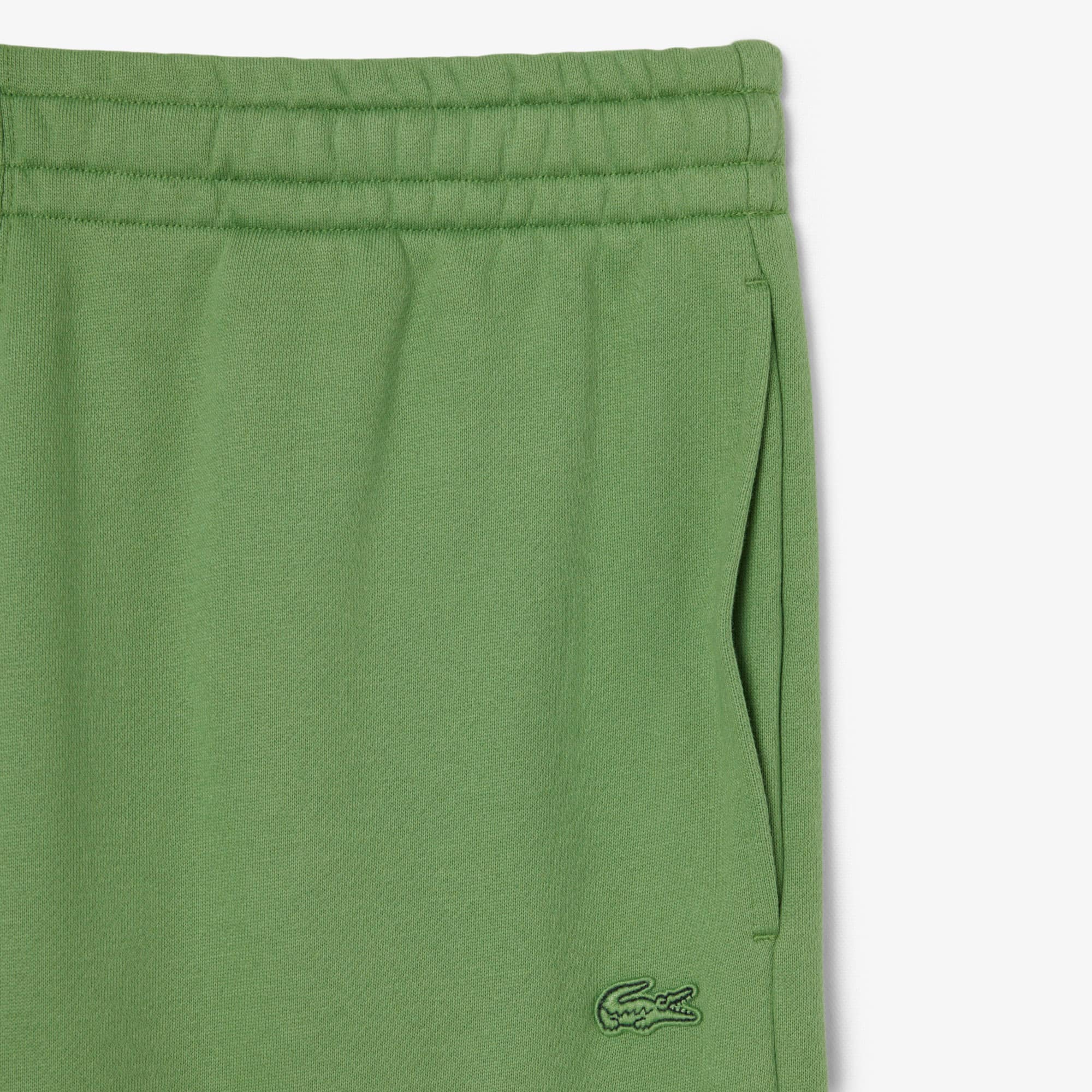 Loose Fit Fleece Joggers - Green