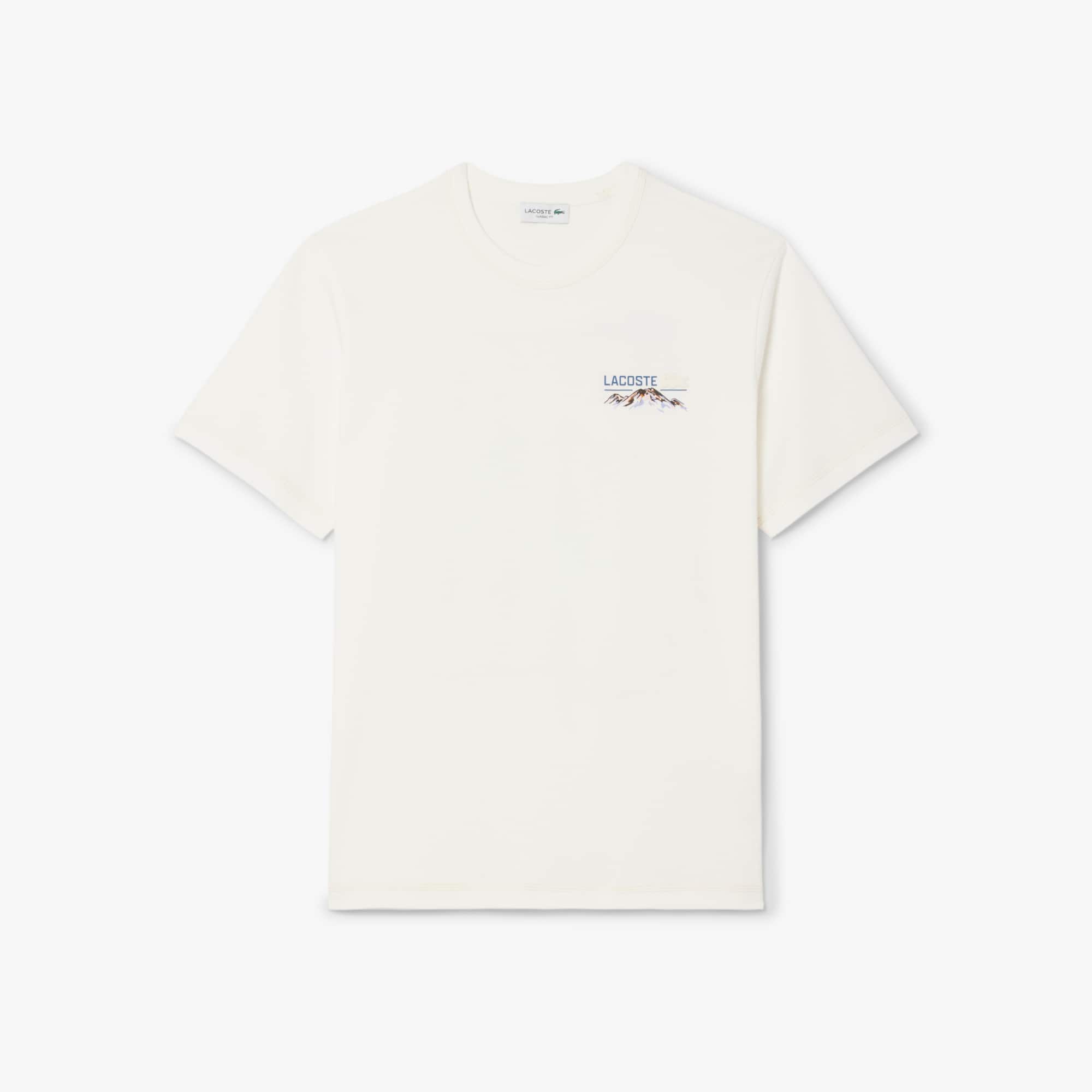 Men's Multi Print Jersey T-Shirt - White