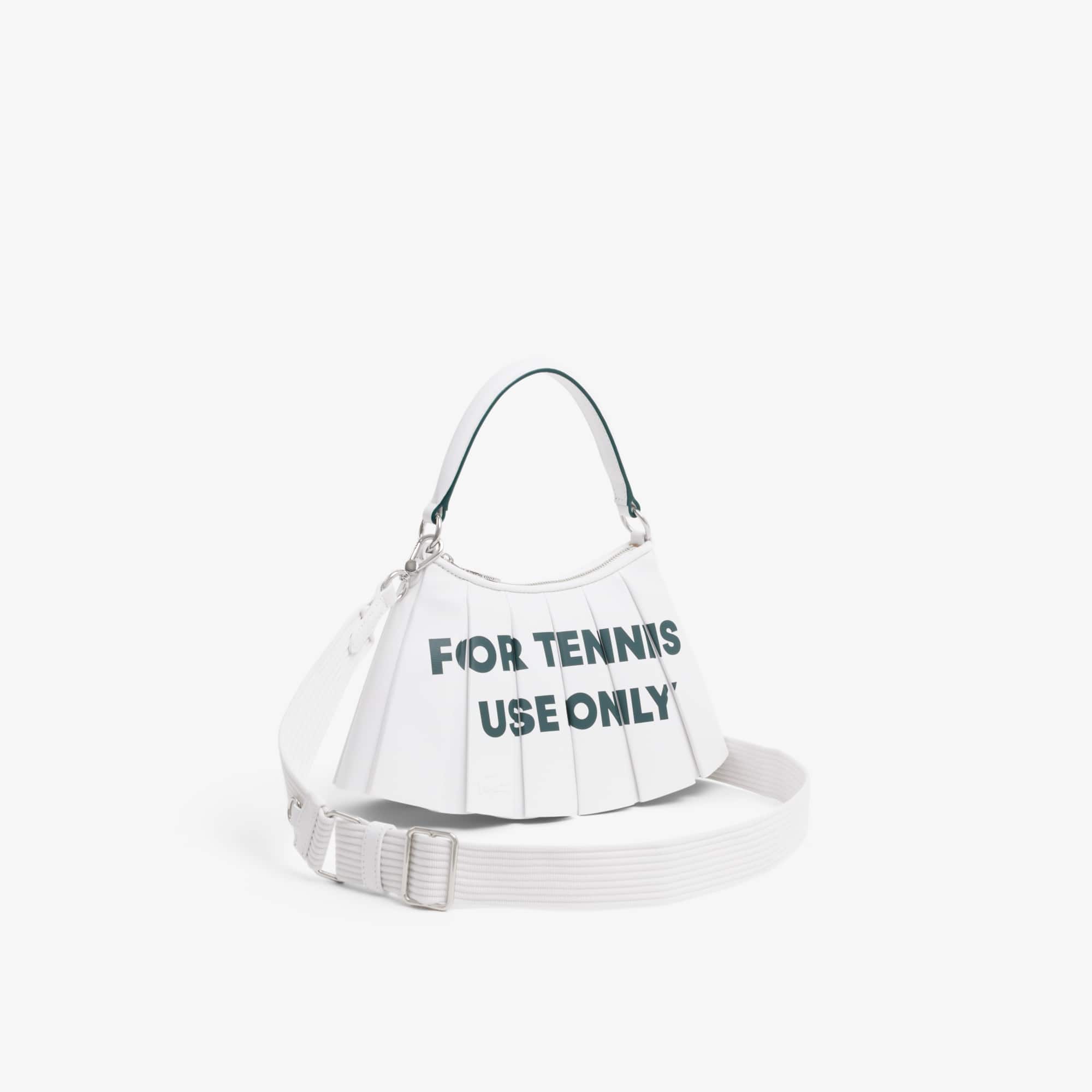 Runway Small Lenglen Printed Leather Bag - WHITE PR