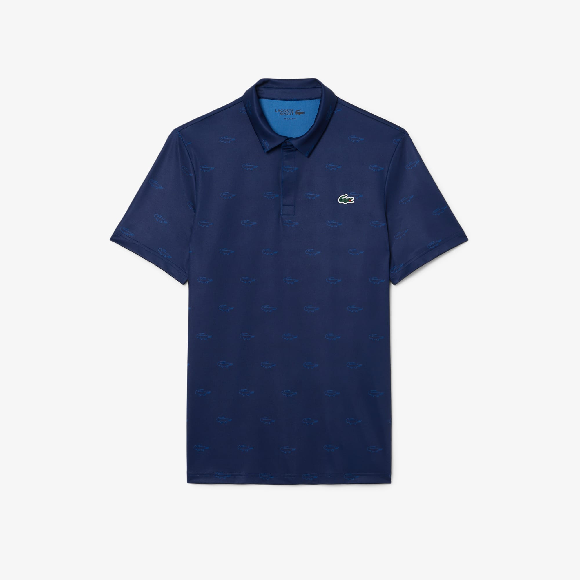 Men's Regular Fit UV Protect Golf Polo - Navy Blue / Blue