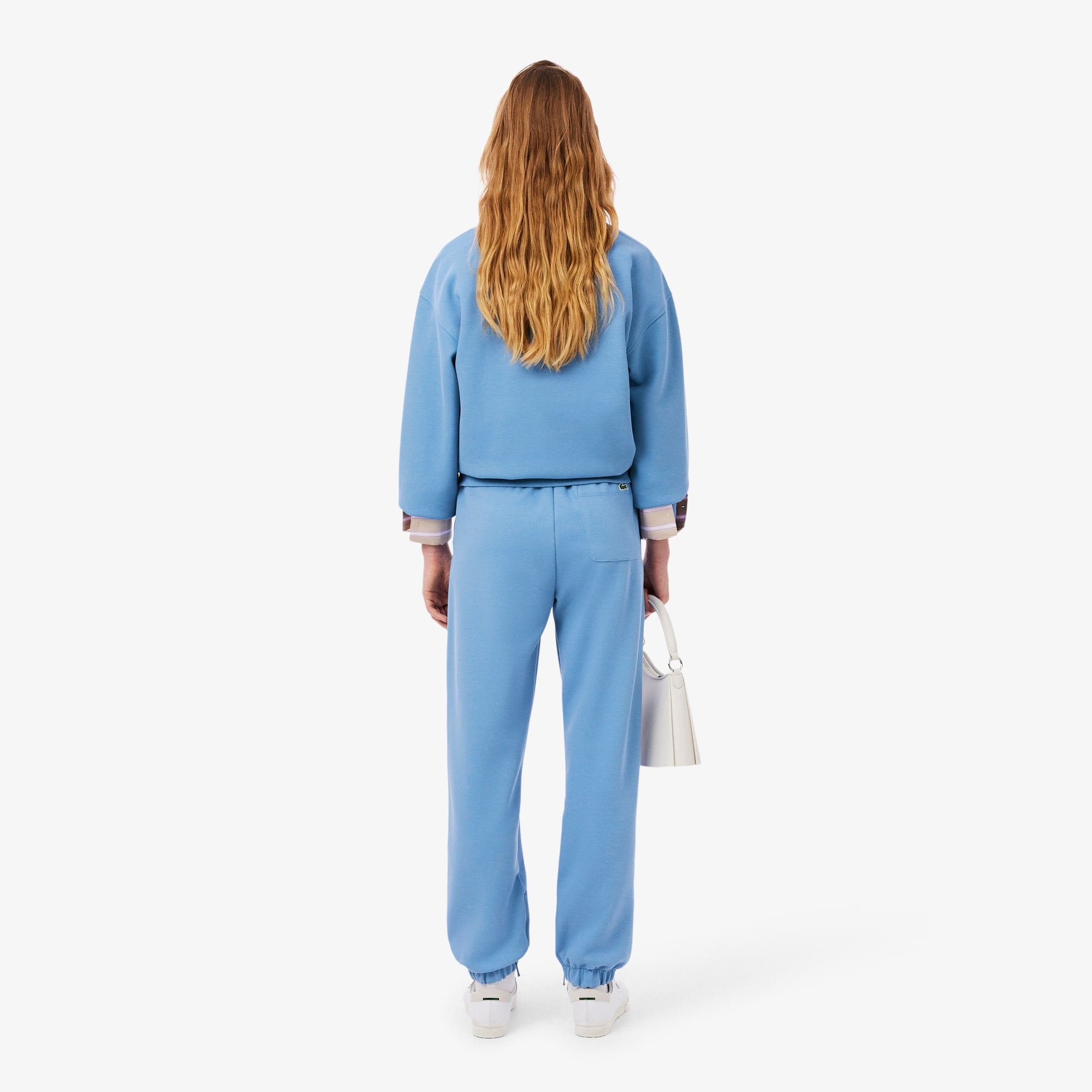 Women's Piqué Sweatpants - Blue