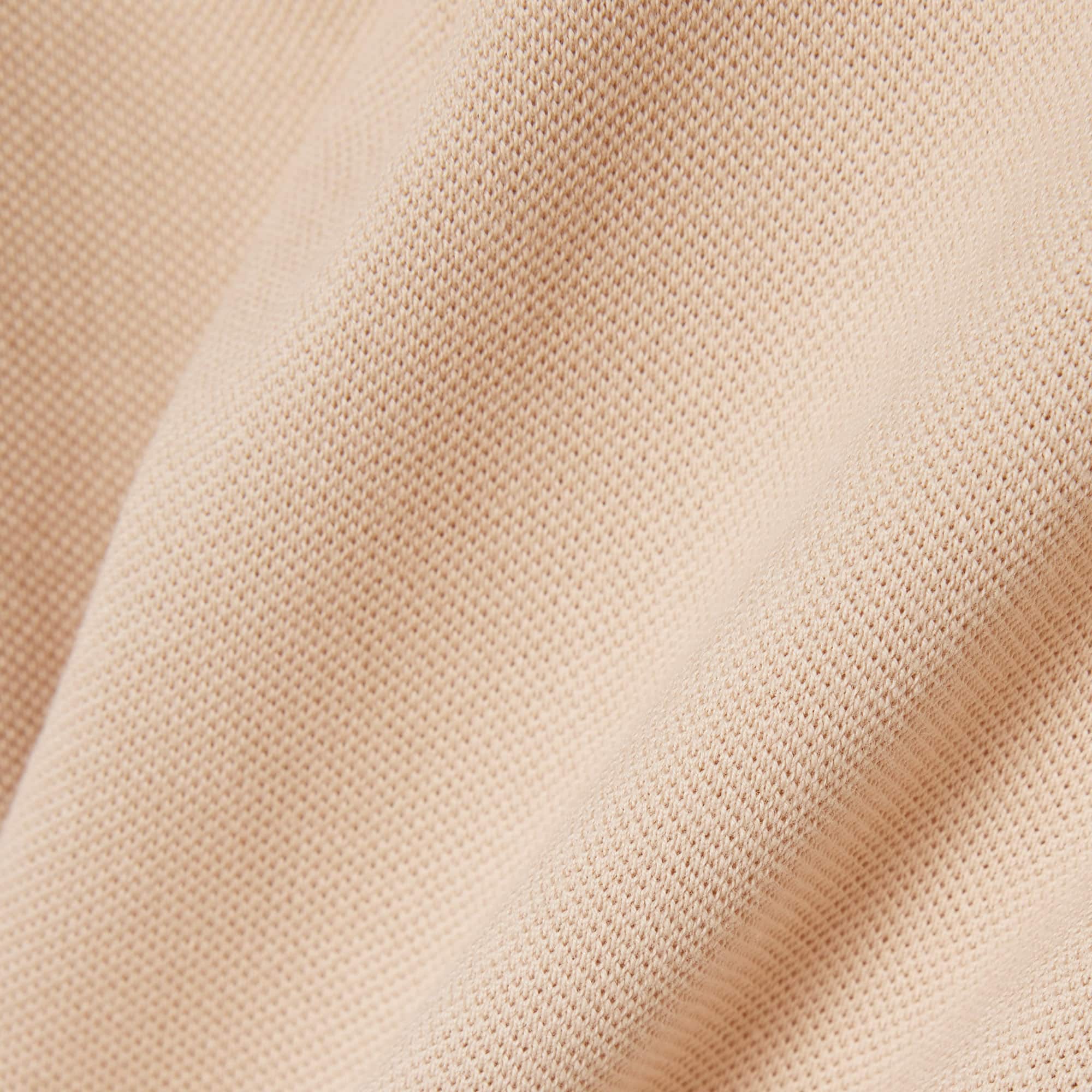Women's Regular Fit Supple Petit Piqué Polo - Beige