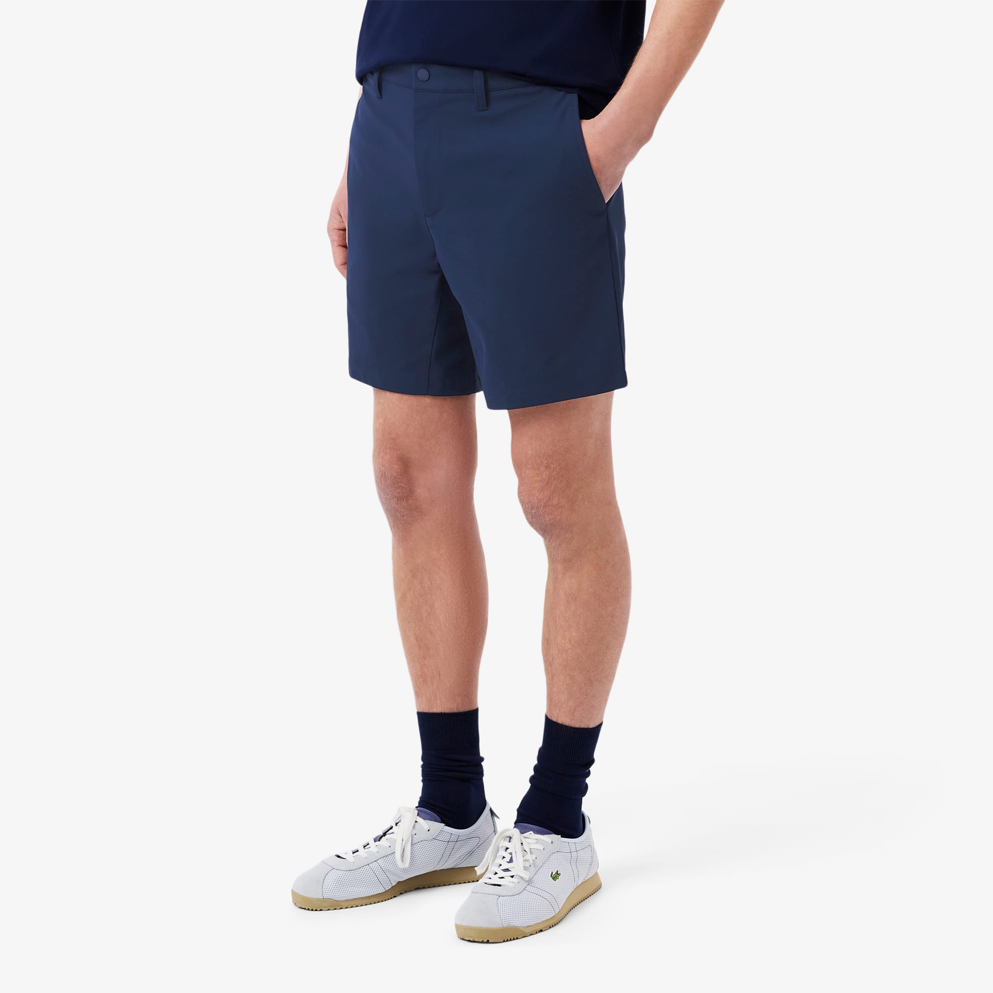 Men's Slim Fit Commuter Shorts - Navy Blue