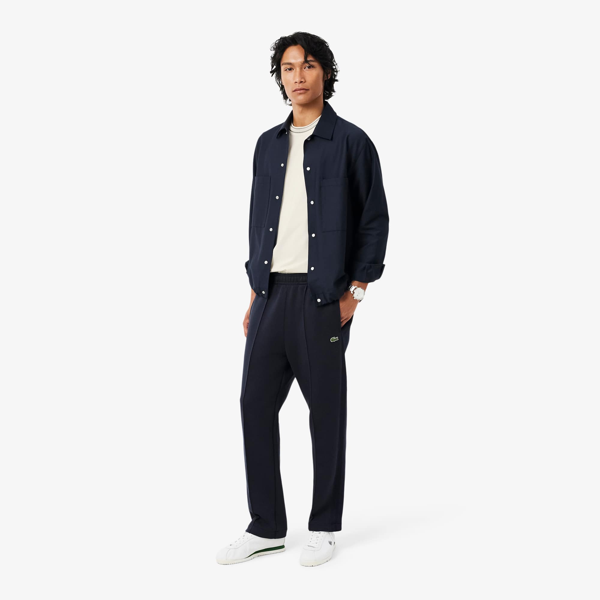 Made In France Badge Accent T-Shirt - Cream