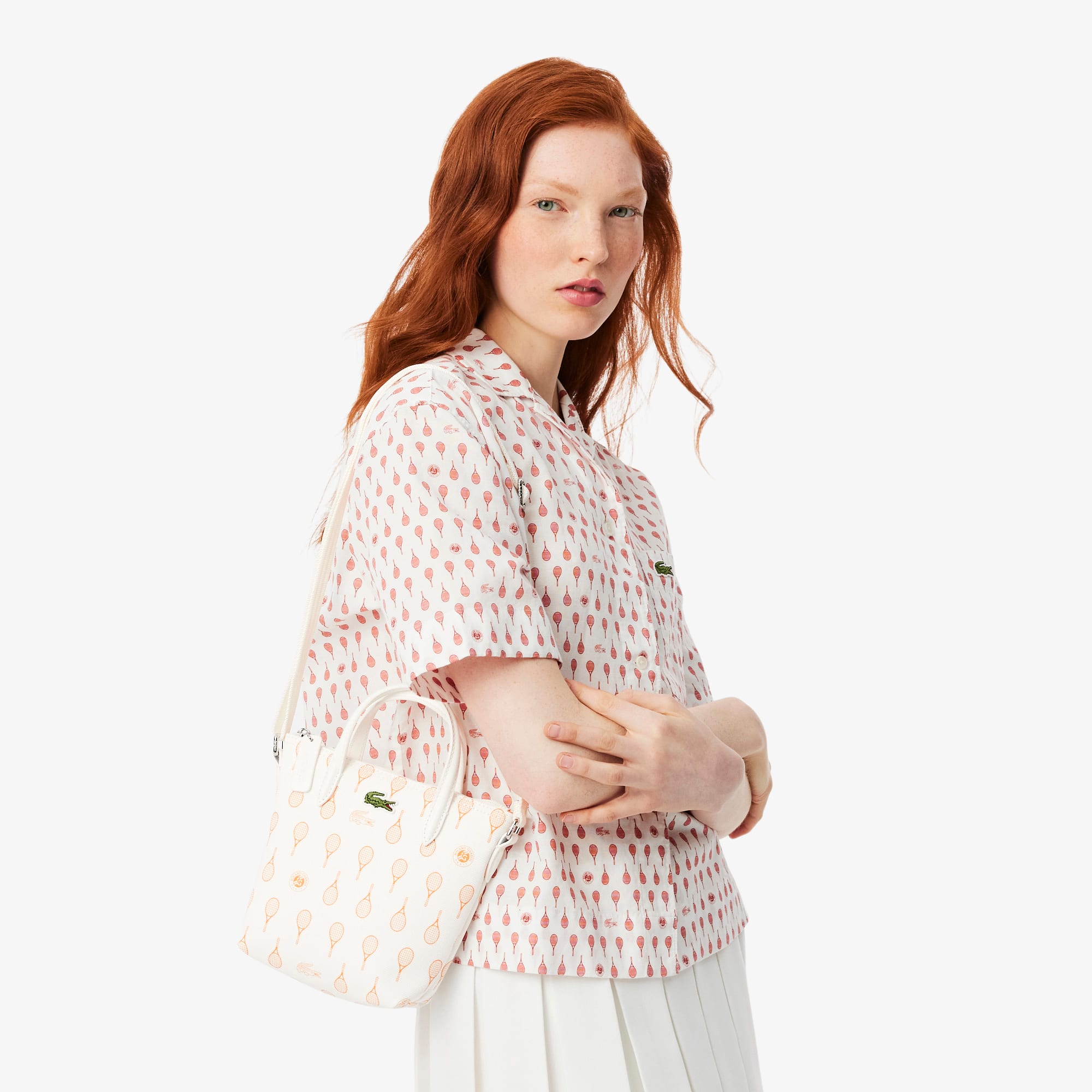 Mini Roland-Garros Edition Tote - FARINE BLOSSOM