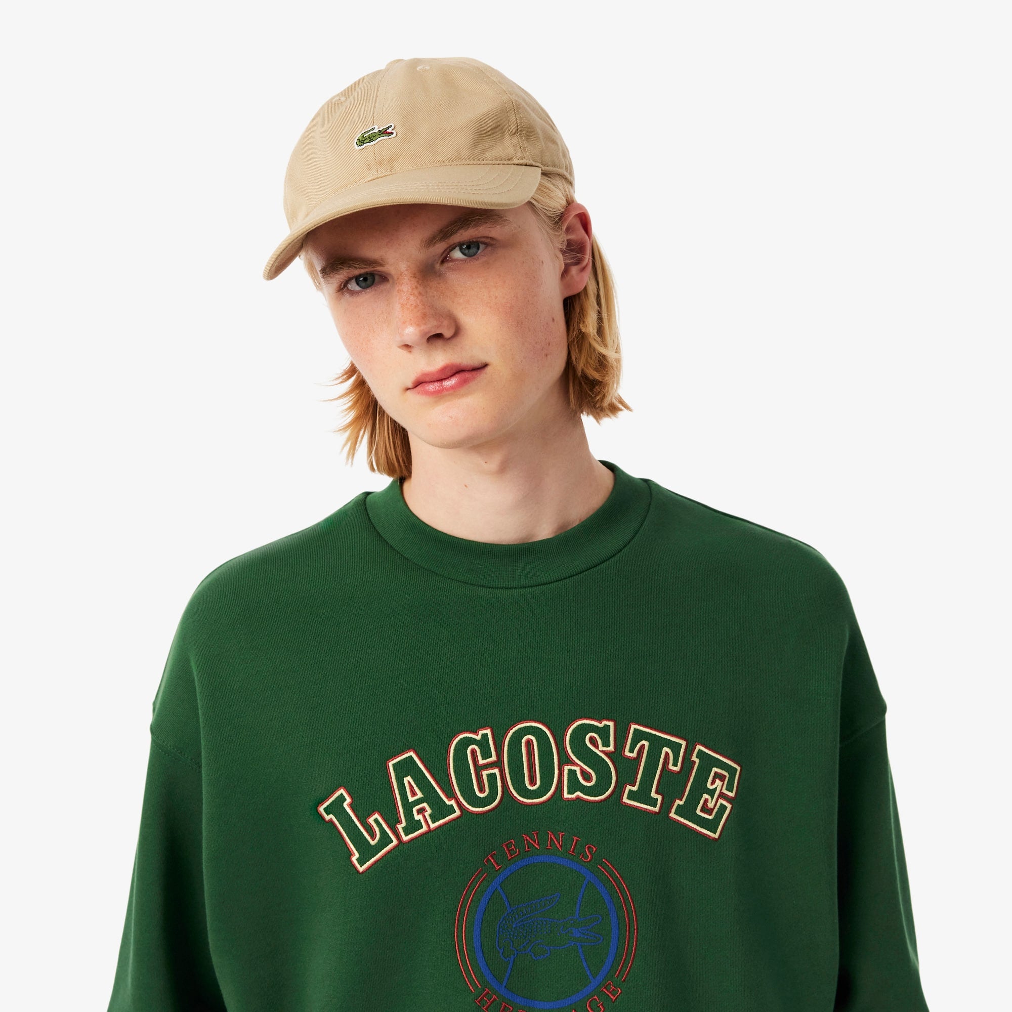 Men's Heritage Embroidery Fleece Sweatshirt - Pine green