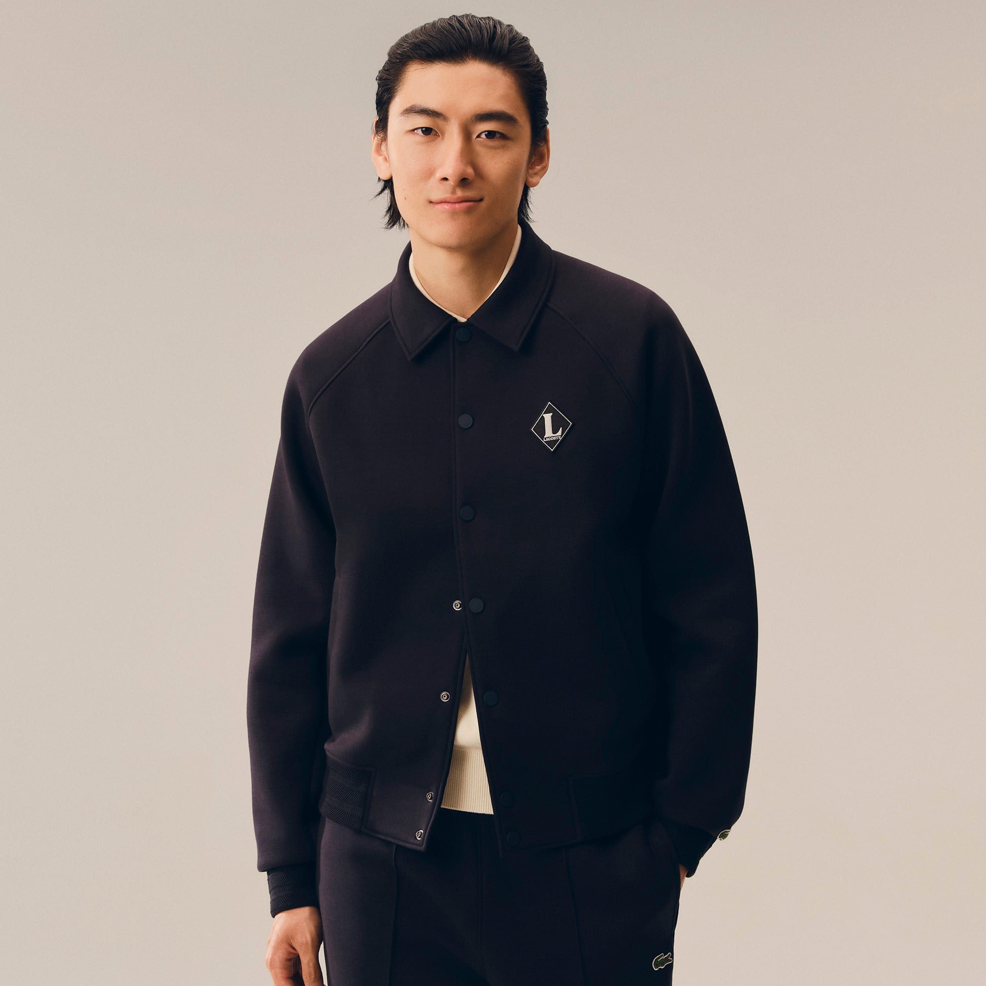 Made In France Retro Badge Jacket - Black