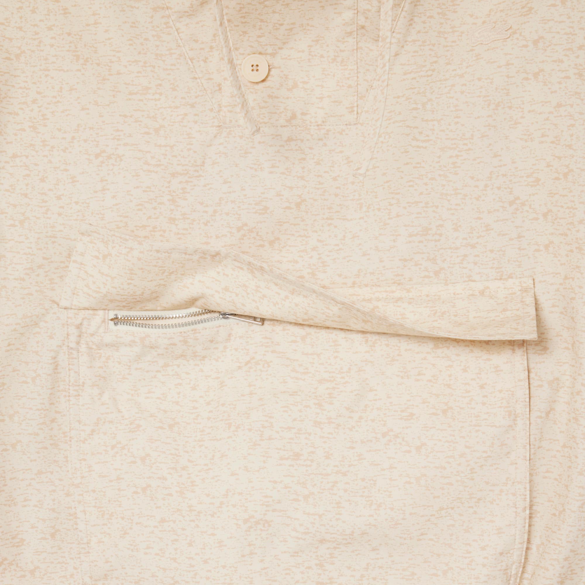 Water-Repellent Printed Jacket - Beige