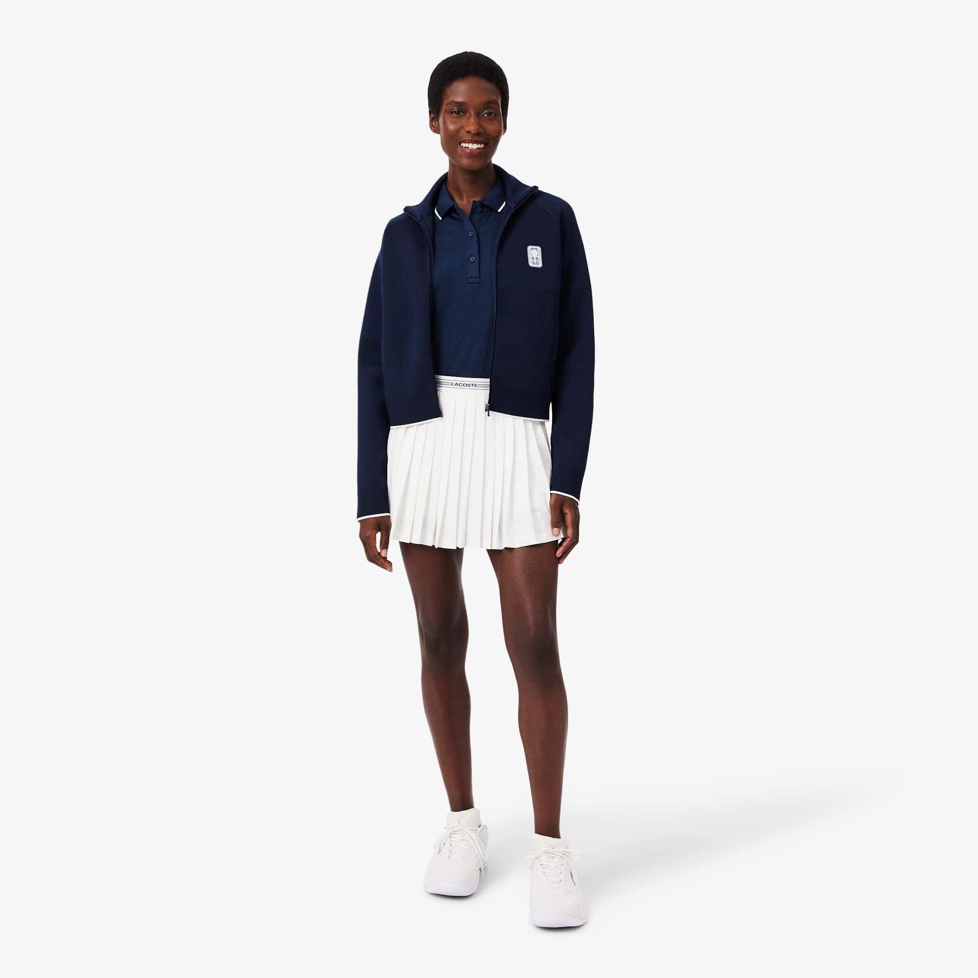 Tennis Heritage Ultra Dry Stretch Polo - Navy Blue