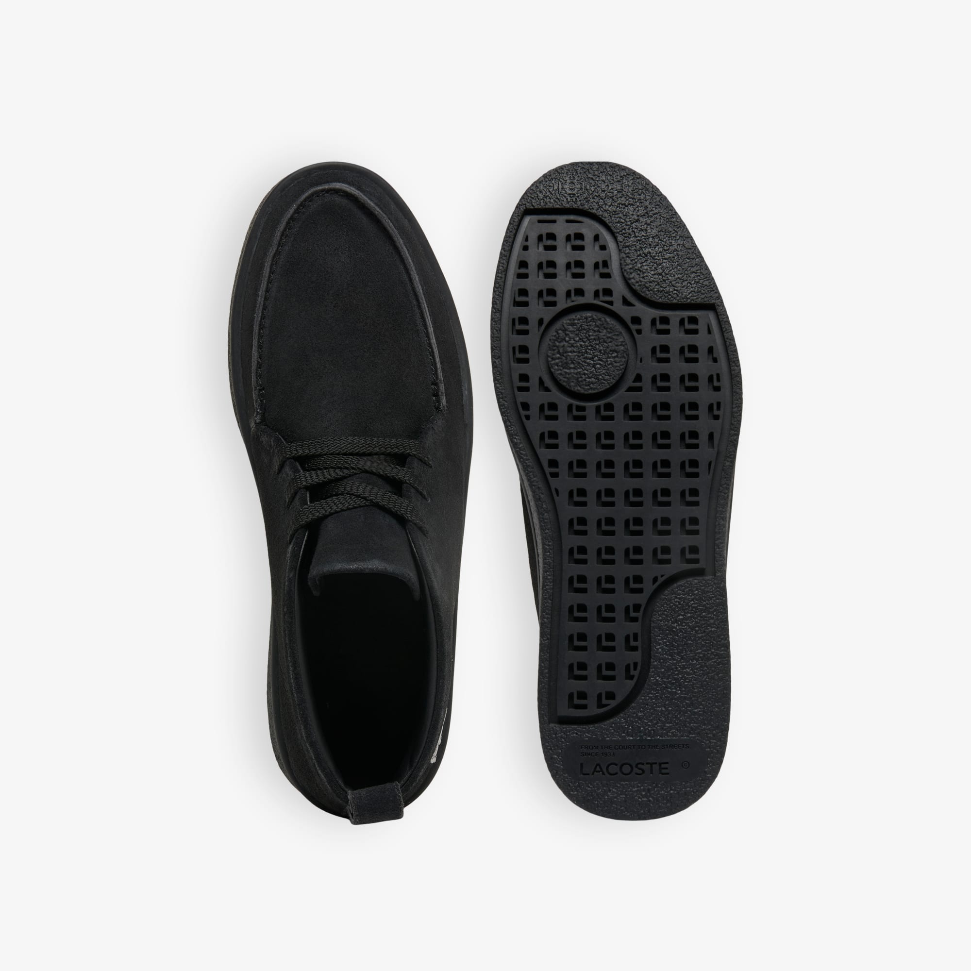 Men's Baseshot Chukka Suede Sneakers - BLK/BLK