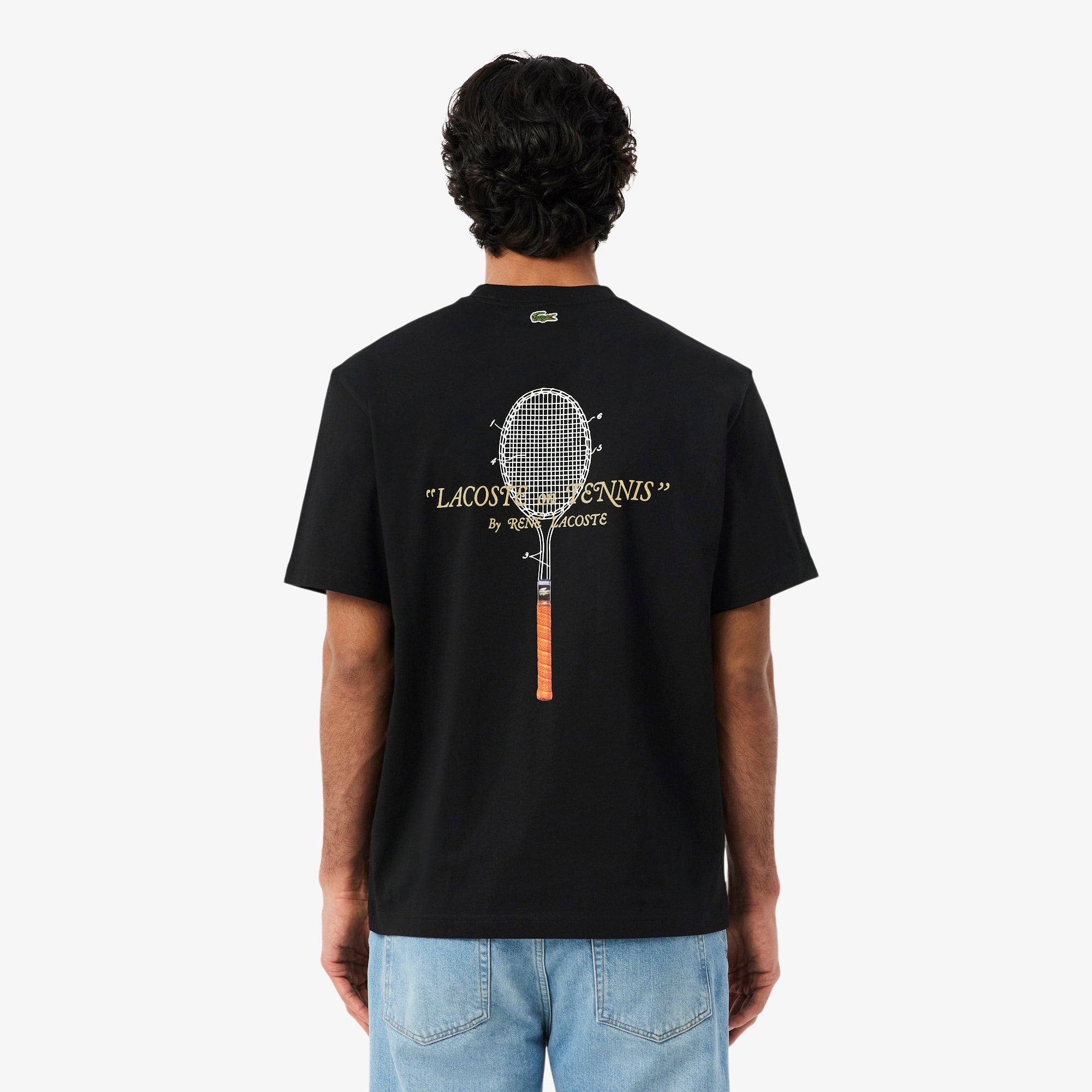 Embroidered Cotton T-Shirt - Black