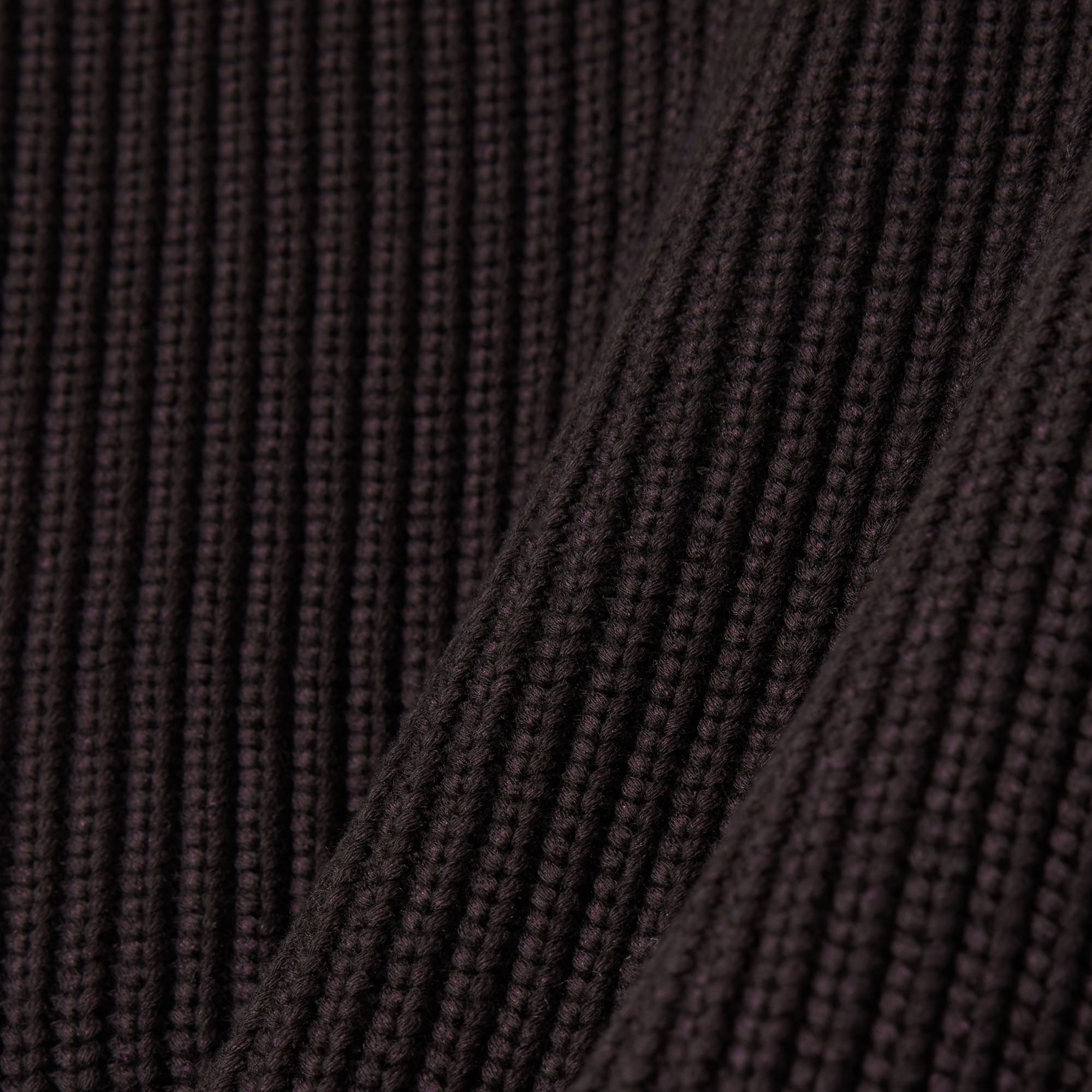 Cotton Crew Neck Sweater - Brown