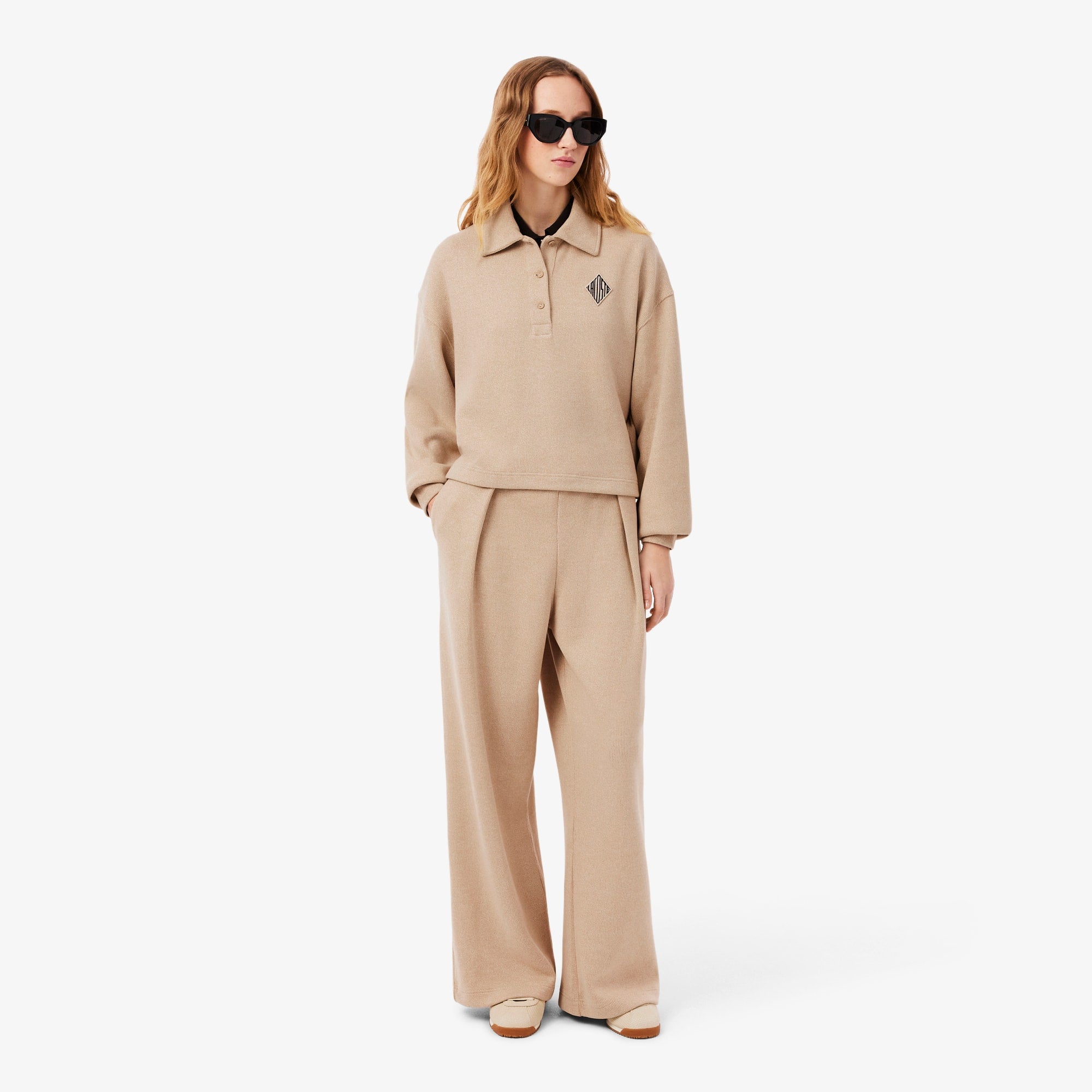 Wide Fit Sweatpants - Marron