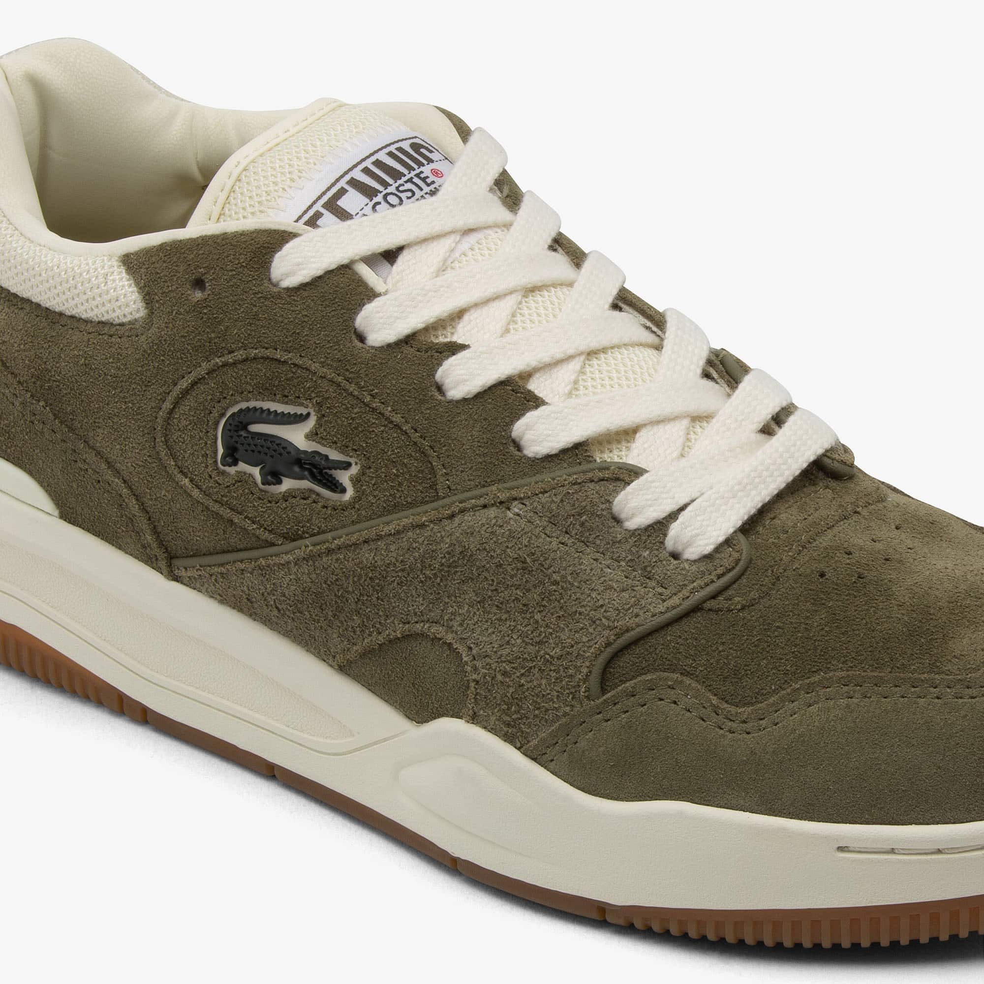 Men's Lineshot Suede Sneakers - KHK/GUM
