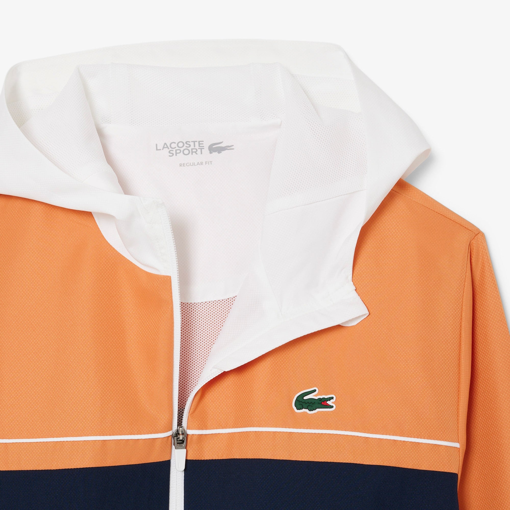 Men's Sport Sweatsuit - Blanc / Orange / Bleu Marine