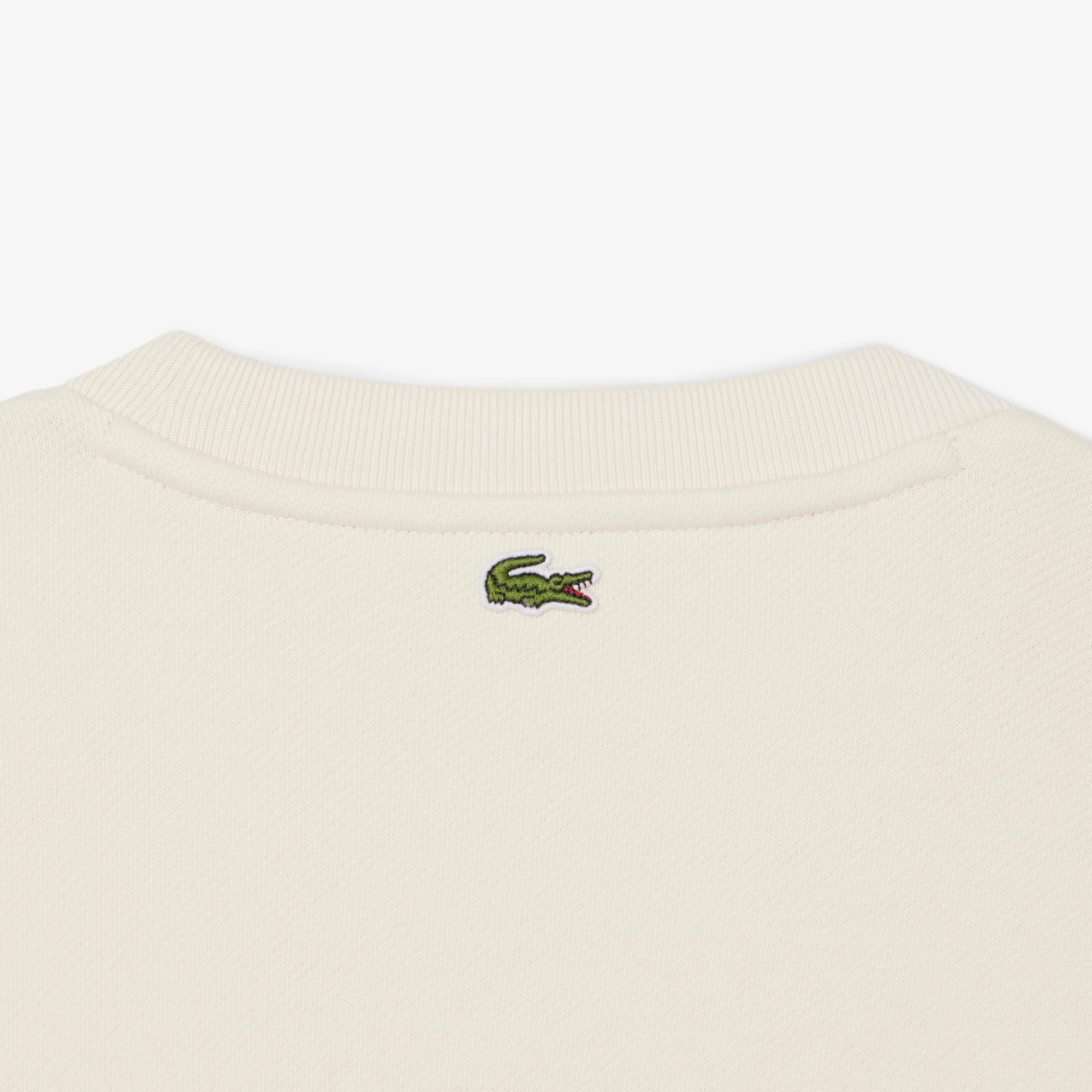Women's Embossed Logo Cotton Sweatshirt - Cream