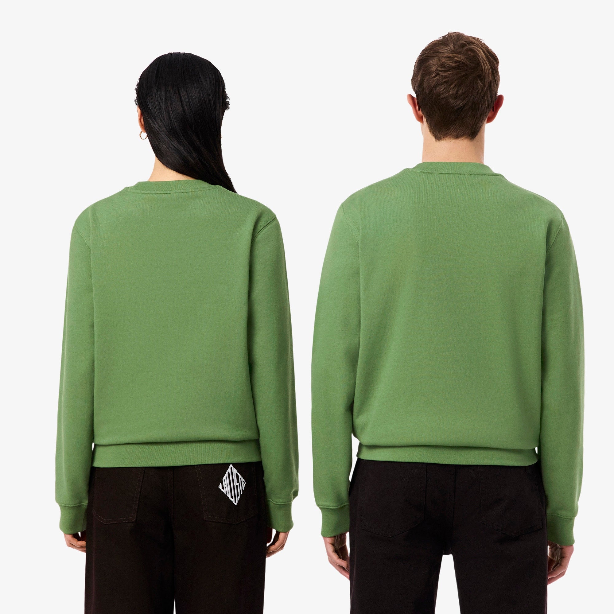 Embossed Fleece Sweatshirt - Green
